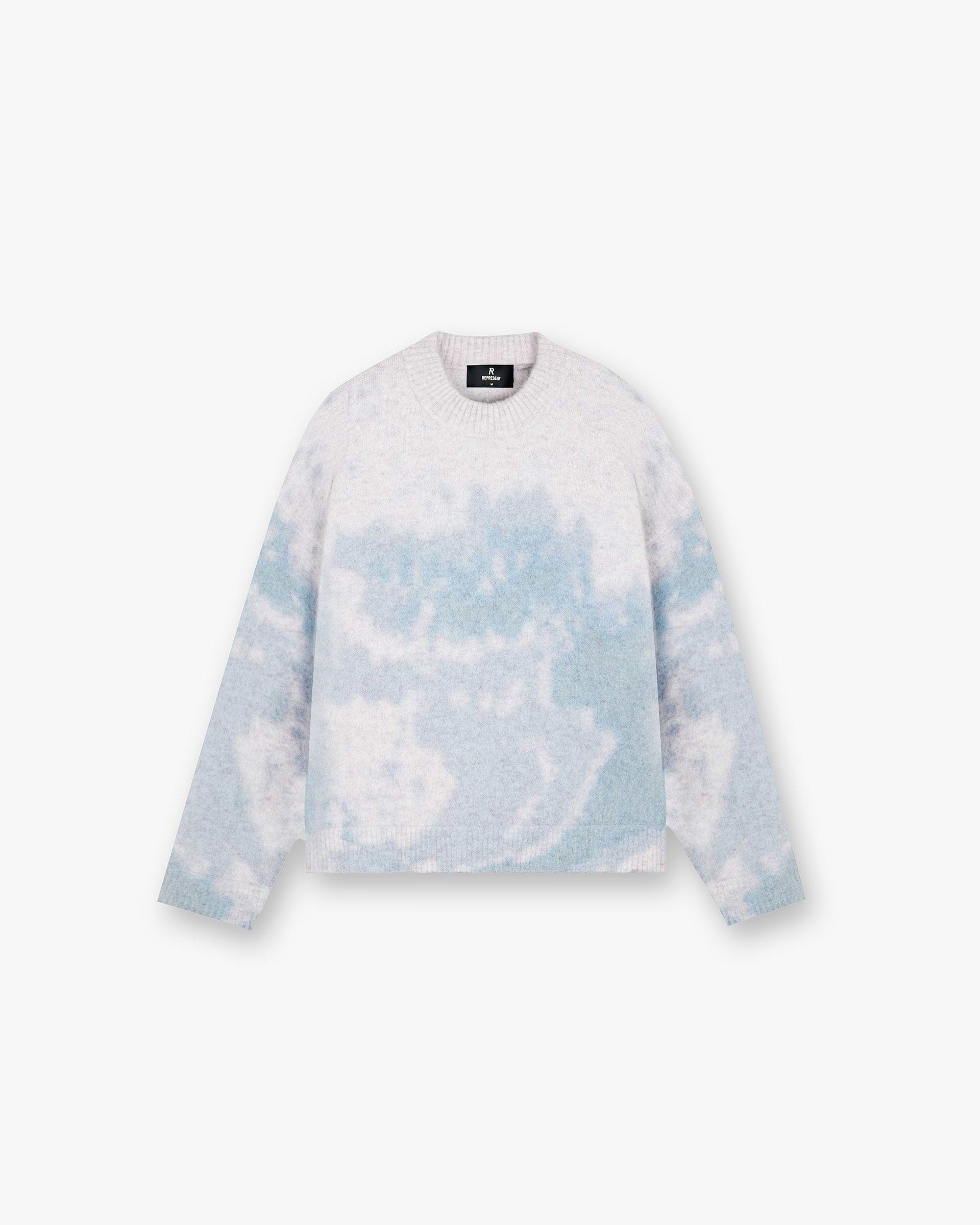 Abstract Knit Sweater - Rock