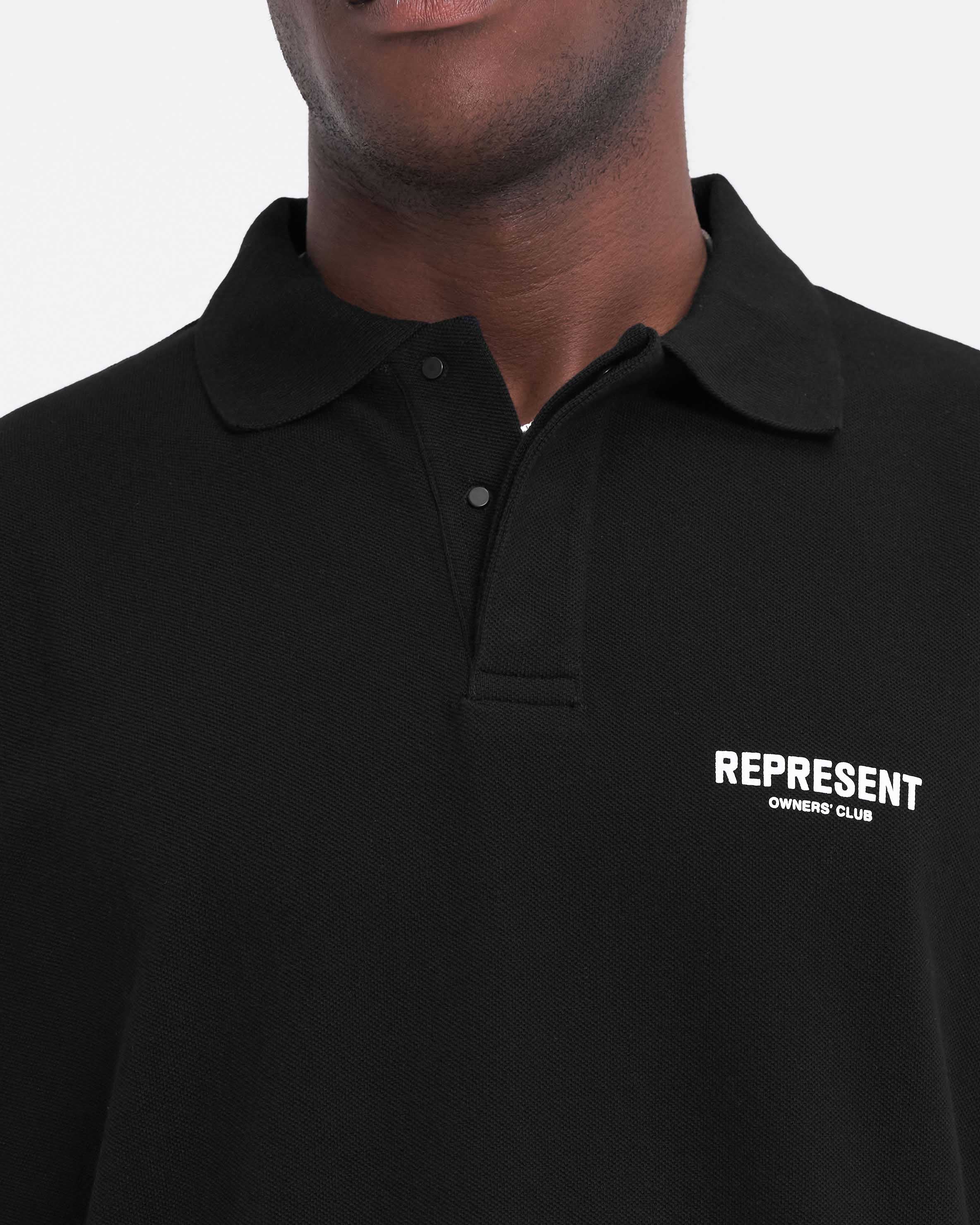 Represent Owners Club Polo Shirt - Black