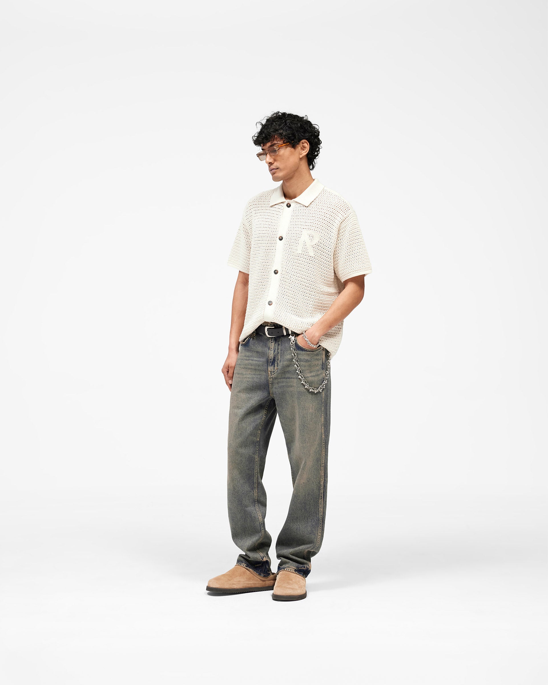Pico Knit Shirt - Ecru
