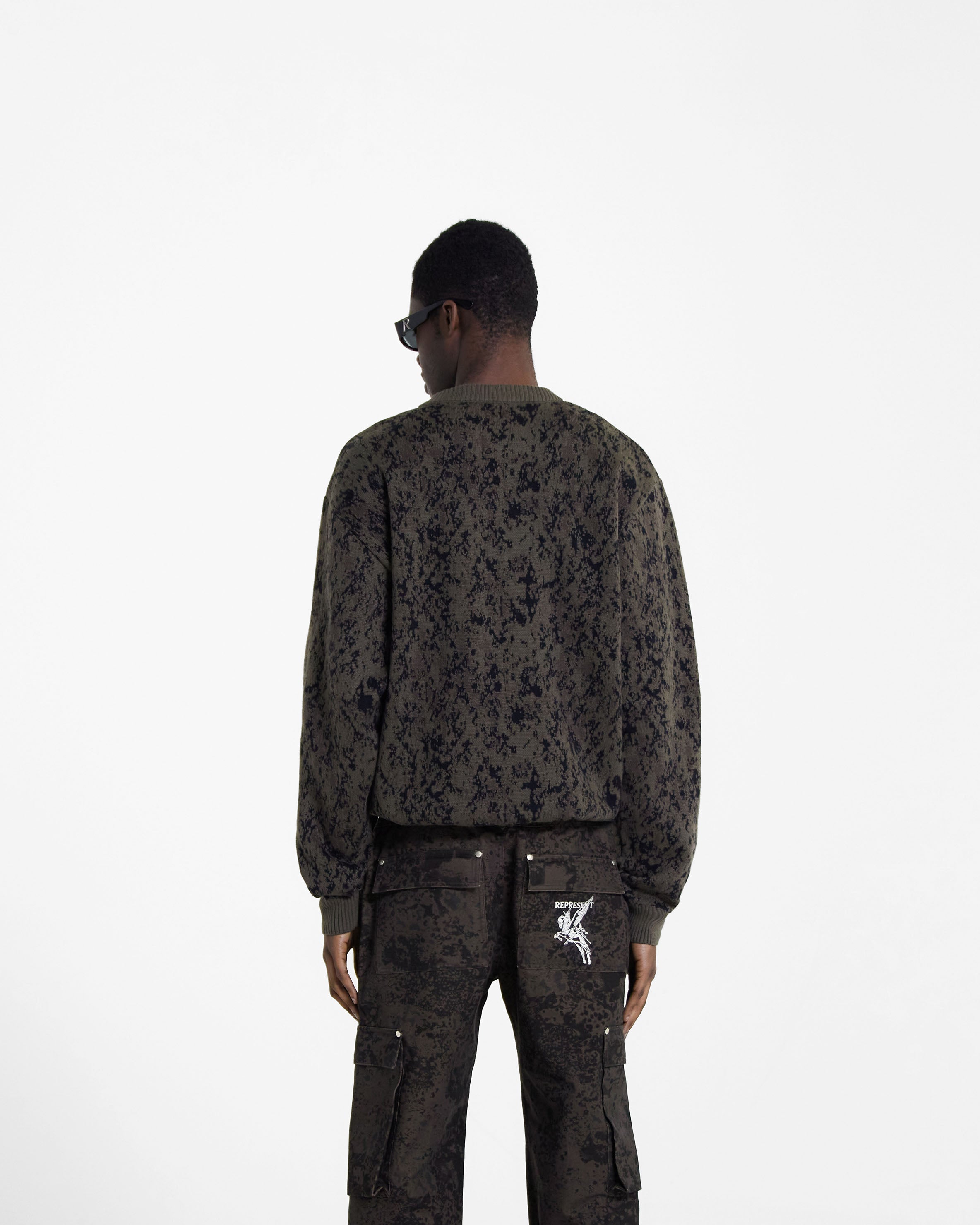 Jacquard Sweater - Camo