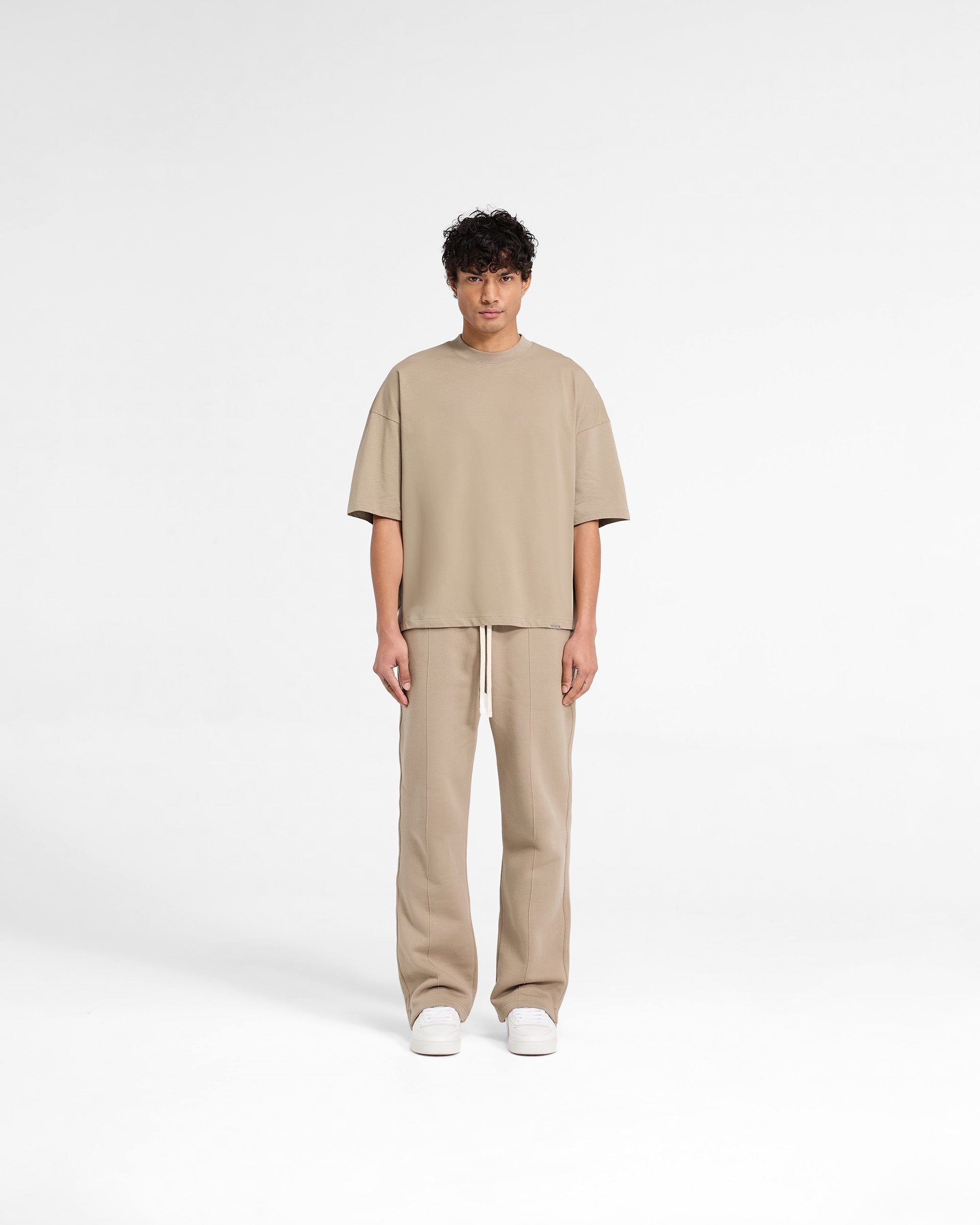 Initial Boxy T-Shirt - Dune