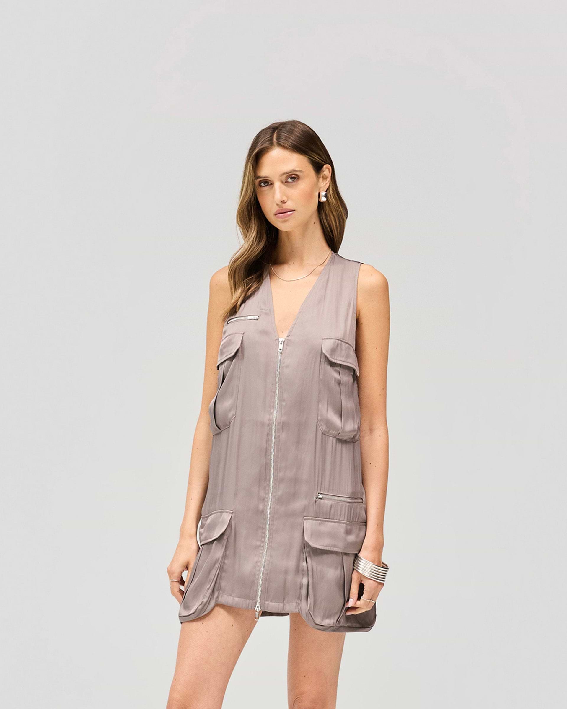 Adrenaline Mini Dress - Chocolate