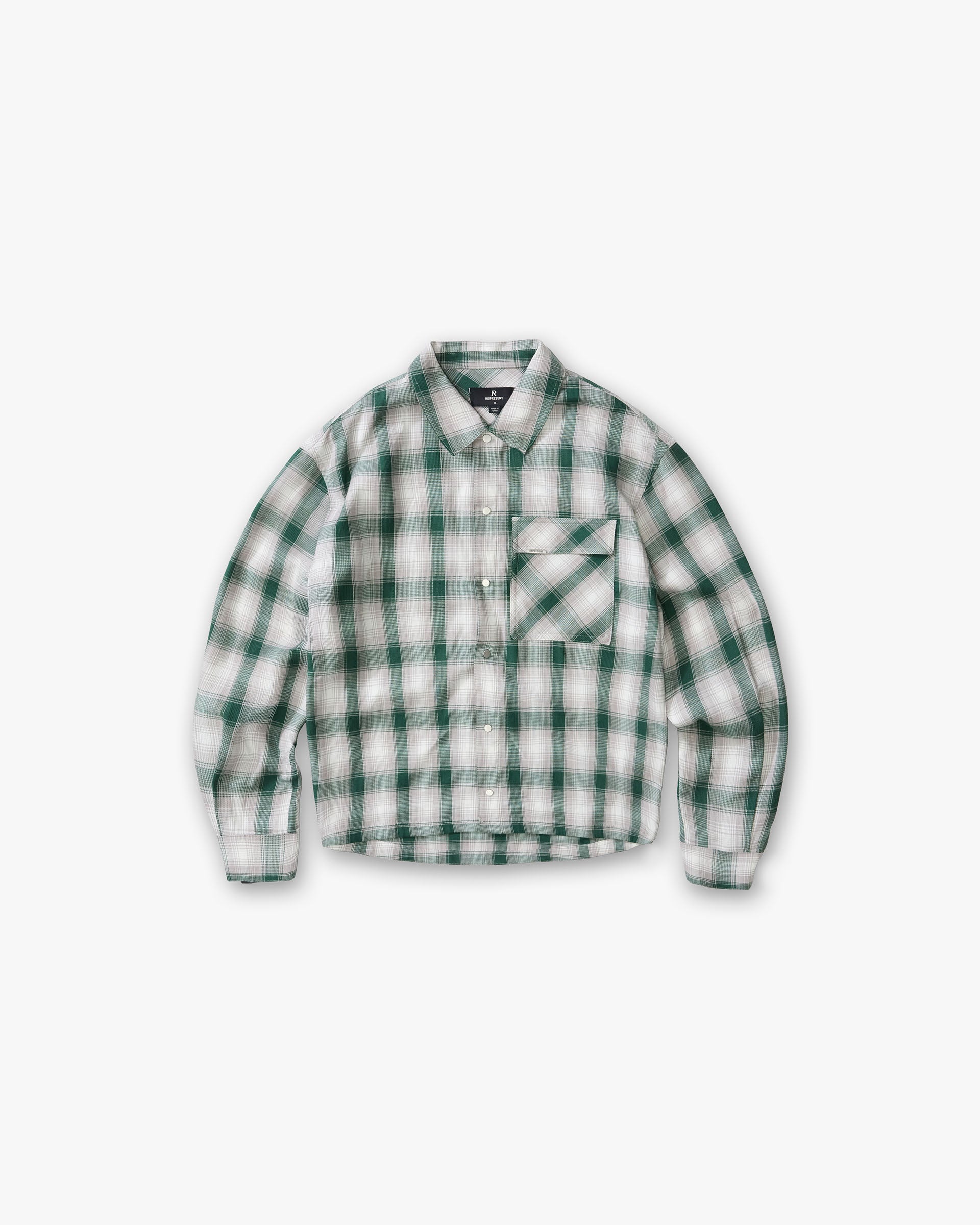 Waffle Flannel - Dark Green