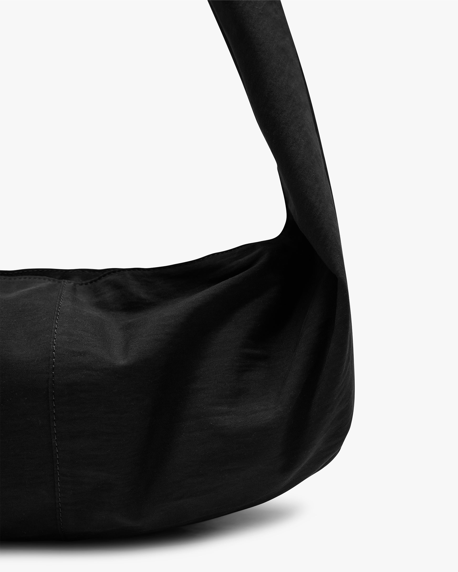 Initial Crossbody Bag - Jet Black