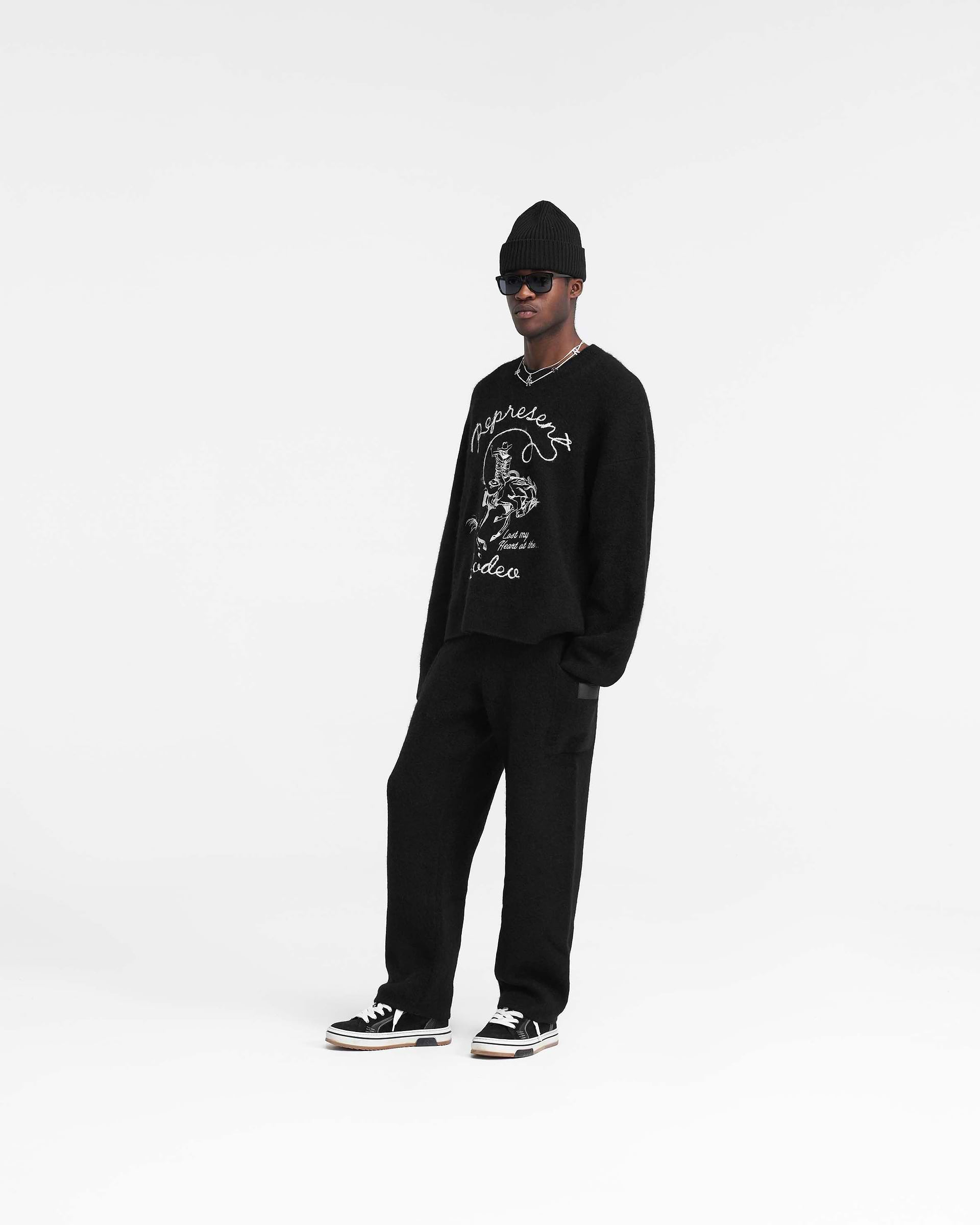 Knit Pant - Jet Black