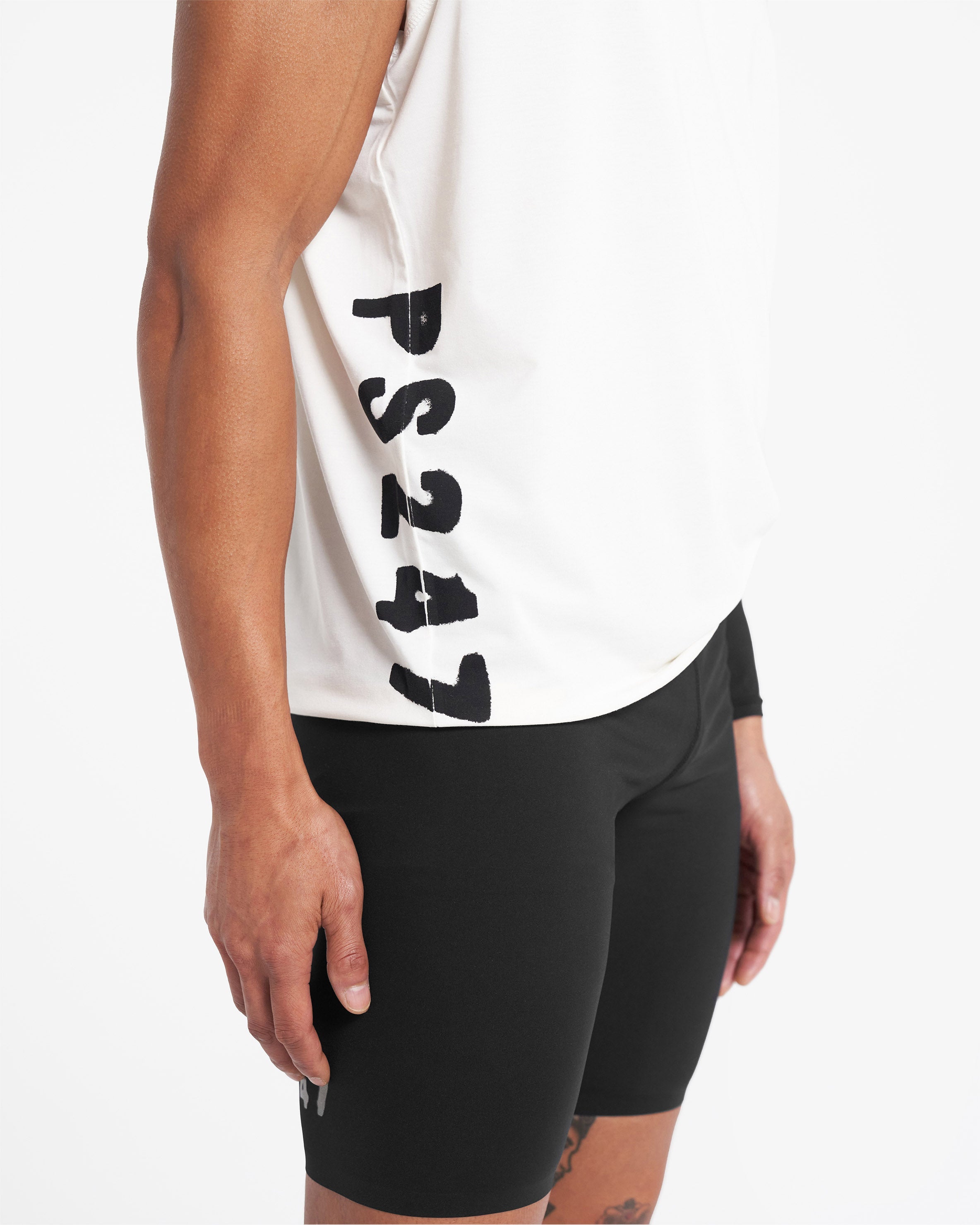 247 X Puresport Oversized Tank - Flat White