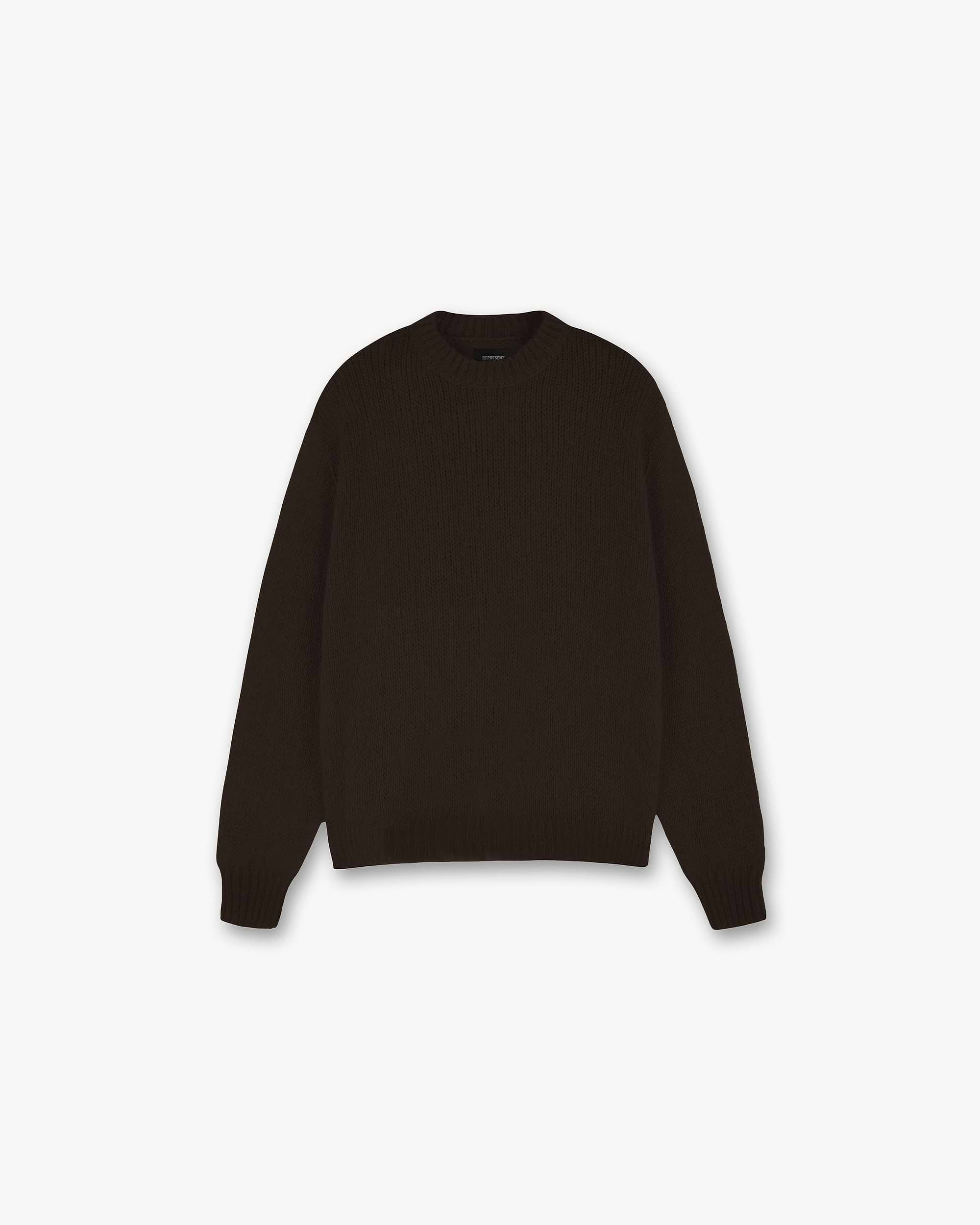 Mohair Sweater | Dark Oak Sweaters Summer Vault 23 | Represent Clo