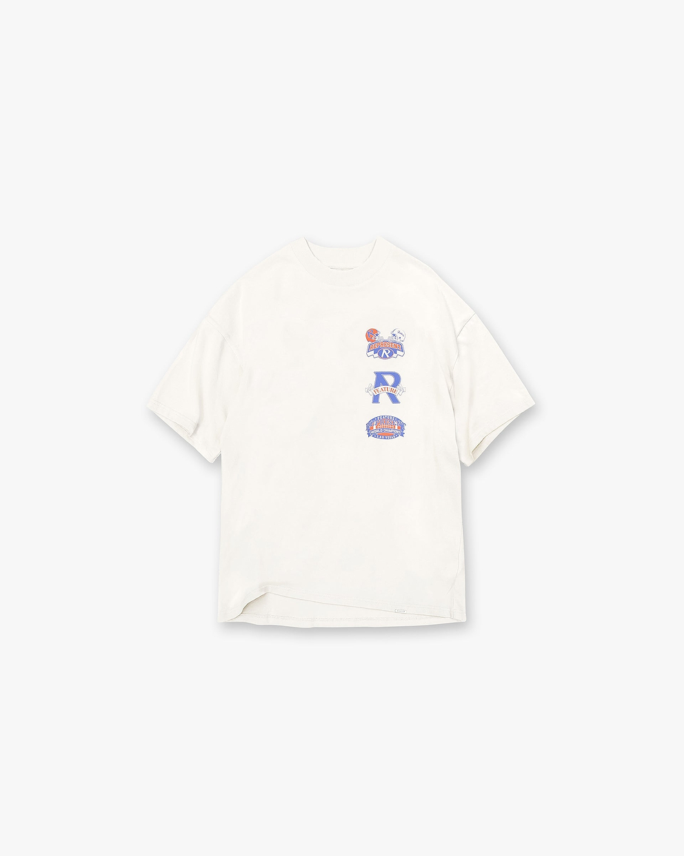 Represent X Feature Multi Logo T-Shirt - Flat White