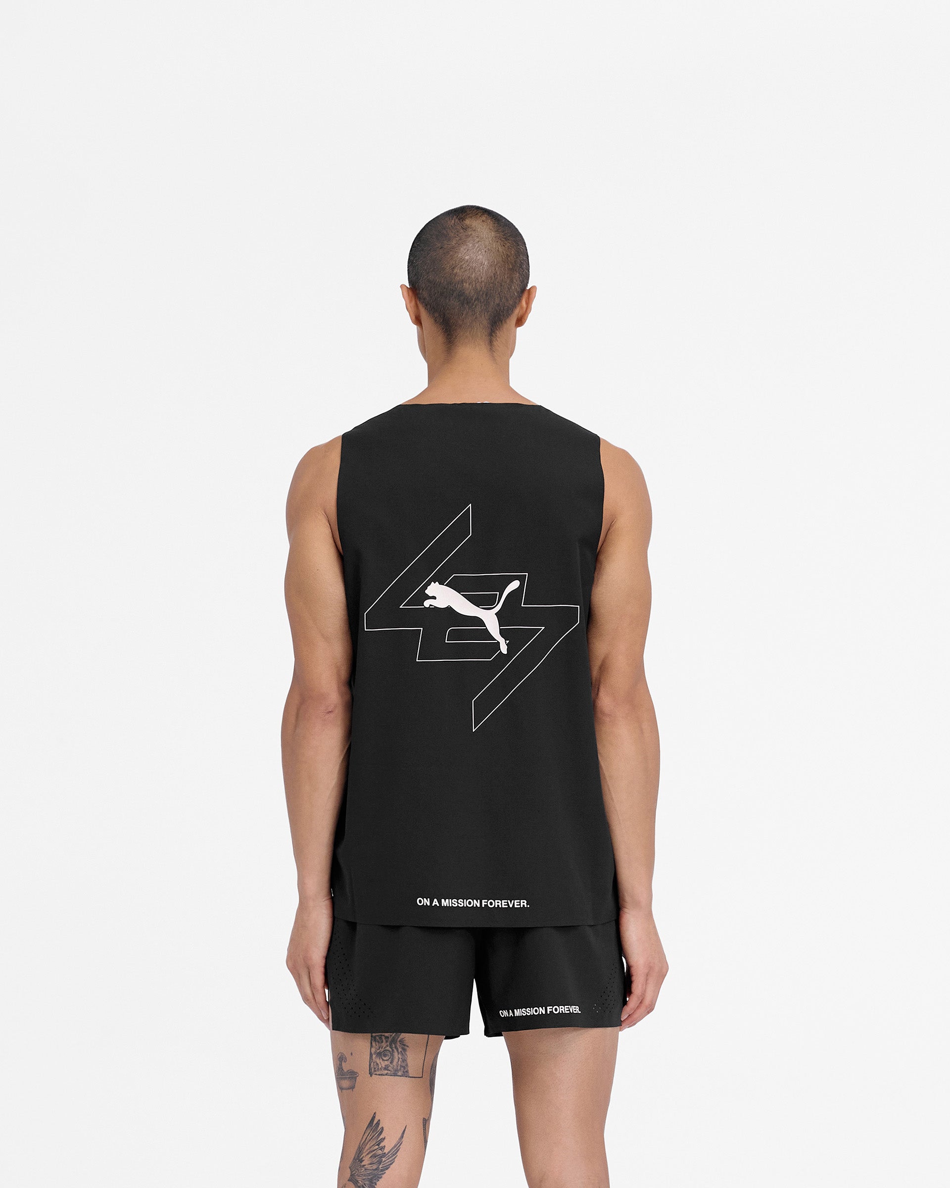 247 X Puma Oversized Tank - Black