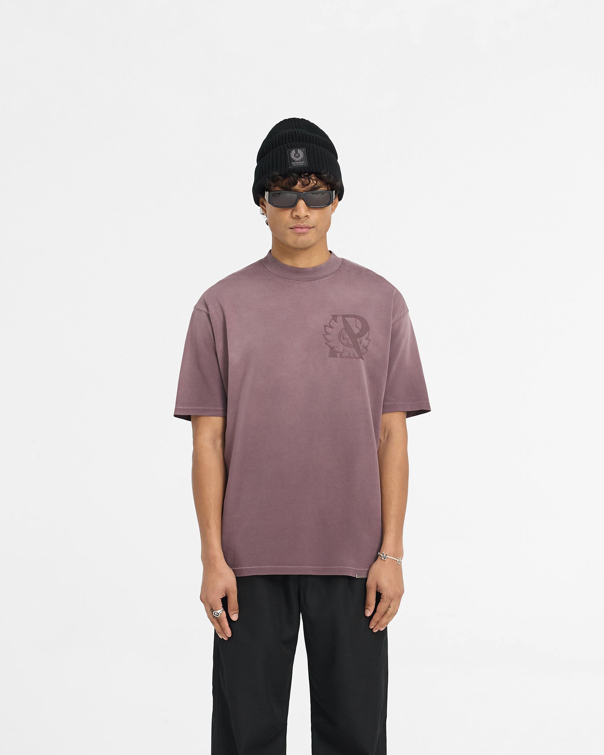 Represent X Belstaff Outline Phoenix T-Shirt - Plum