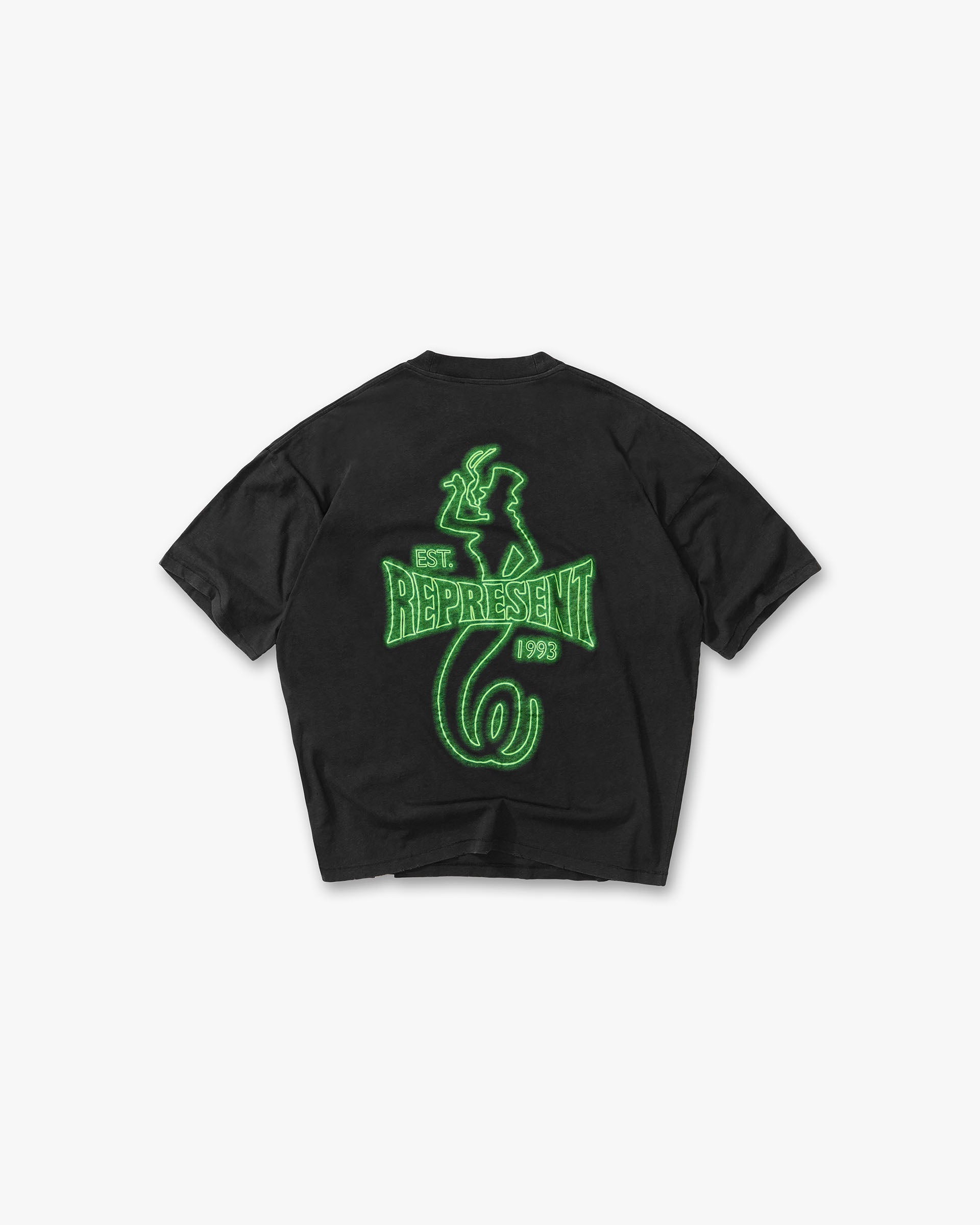 Represent x The Viper Room Glow T-Shirt - Vintage Black