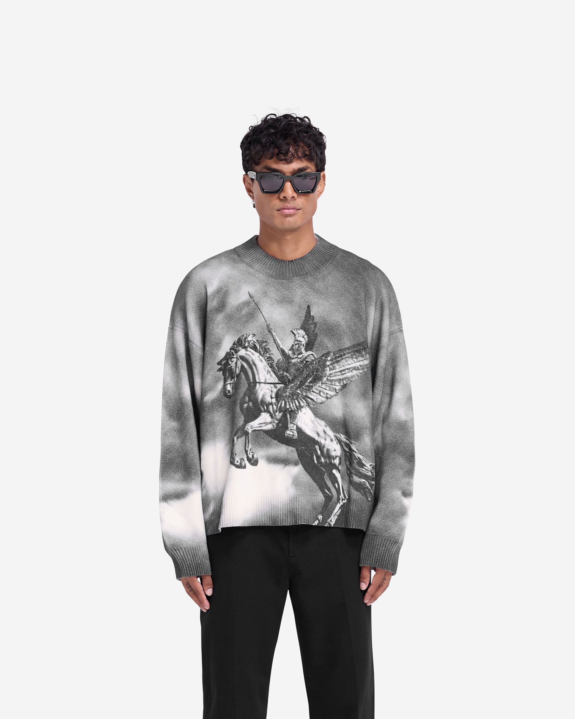 Mascot Knit Sweater - Multi