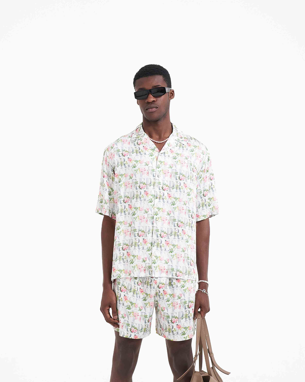 Floral Represent Shirt - Flat White