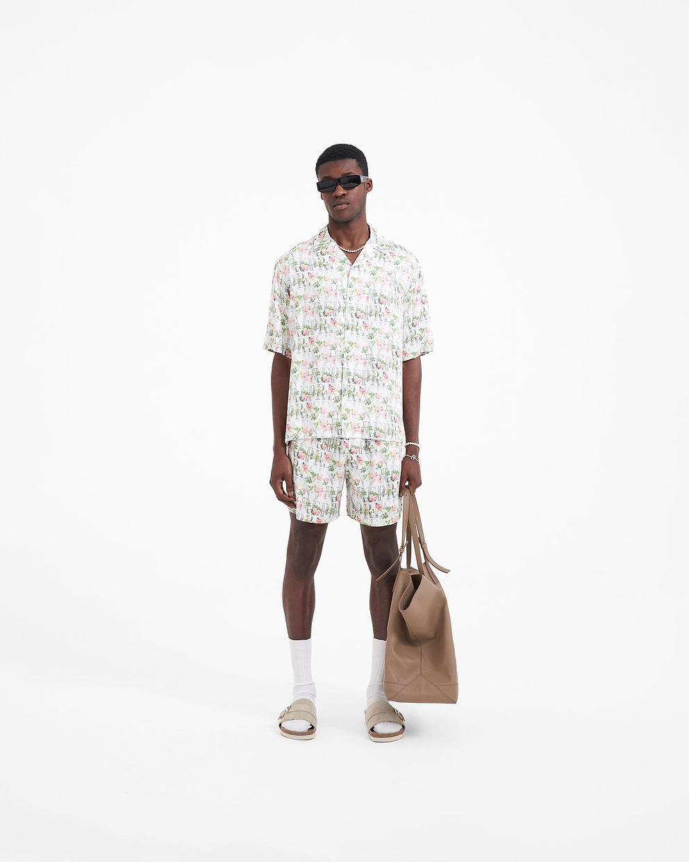 Floral Represent Shirt - Flat White