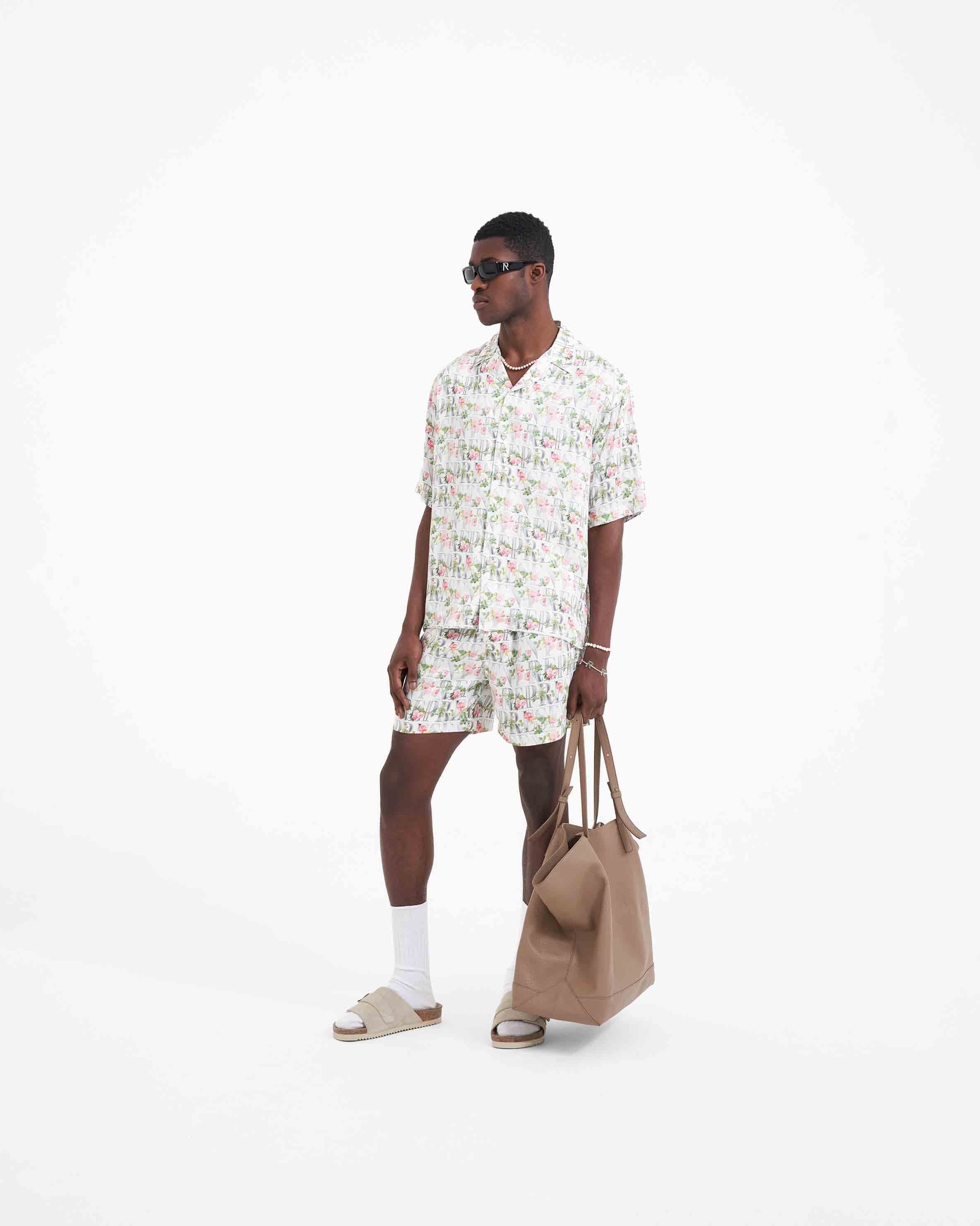 Floral Represent Shirt - Flat White