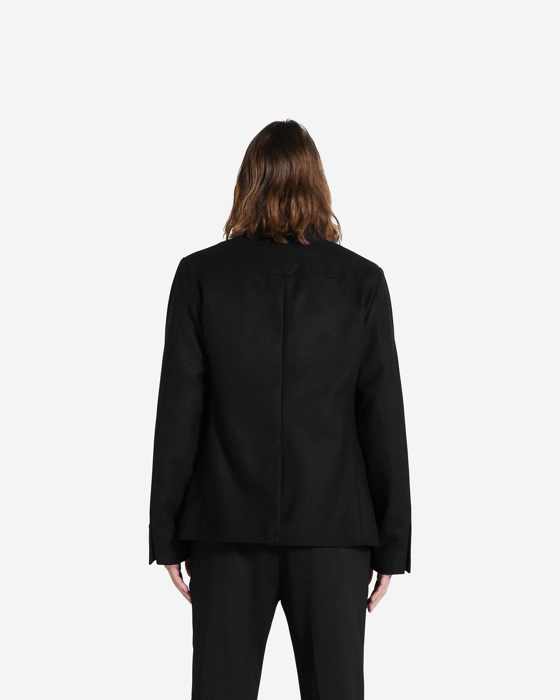 Double Breasted Blazer - Jet Black