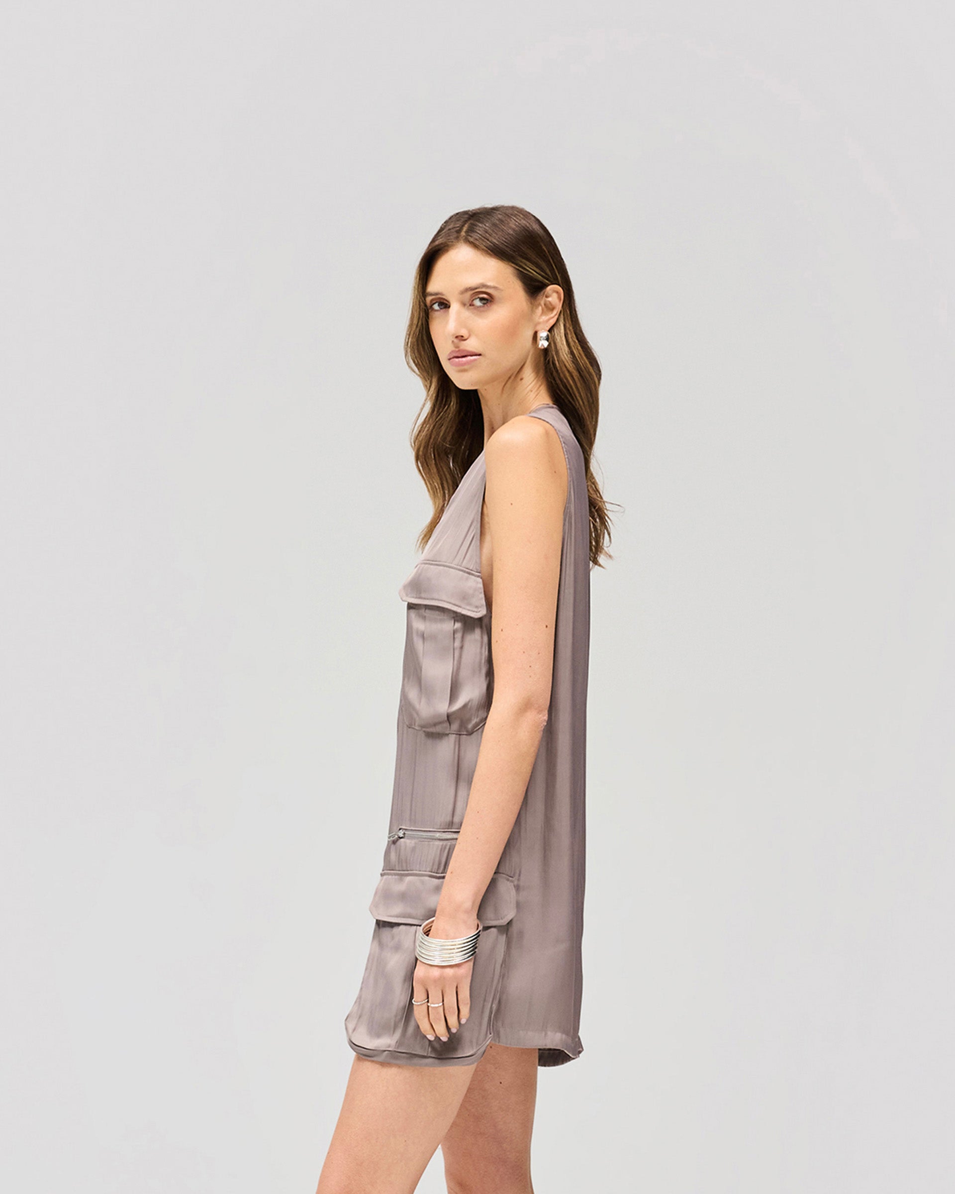 Adrenaline Mini Dress - Chocolate