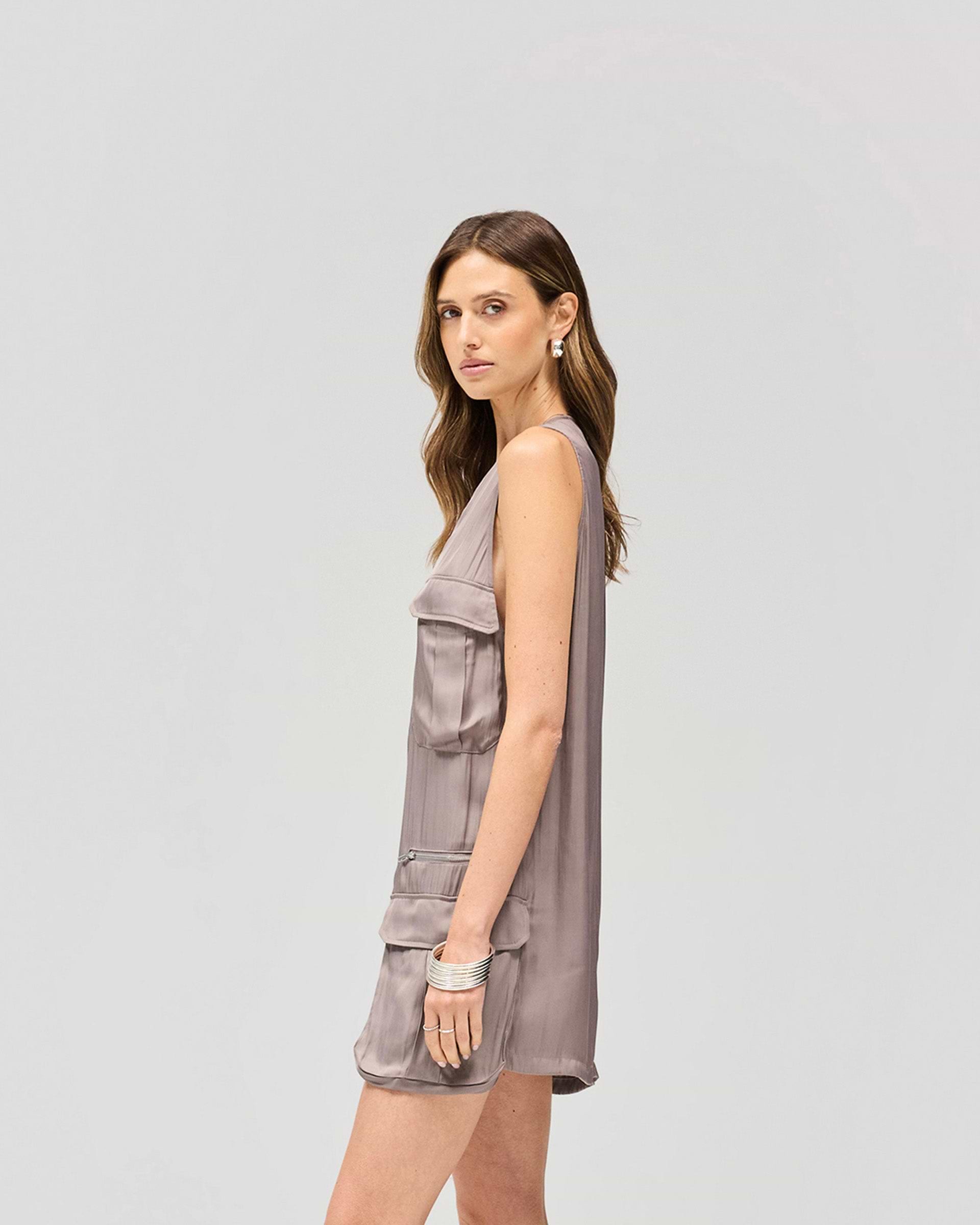 Adrenaline Mini Dress - Chocolate