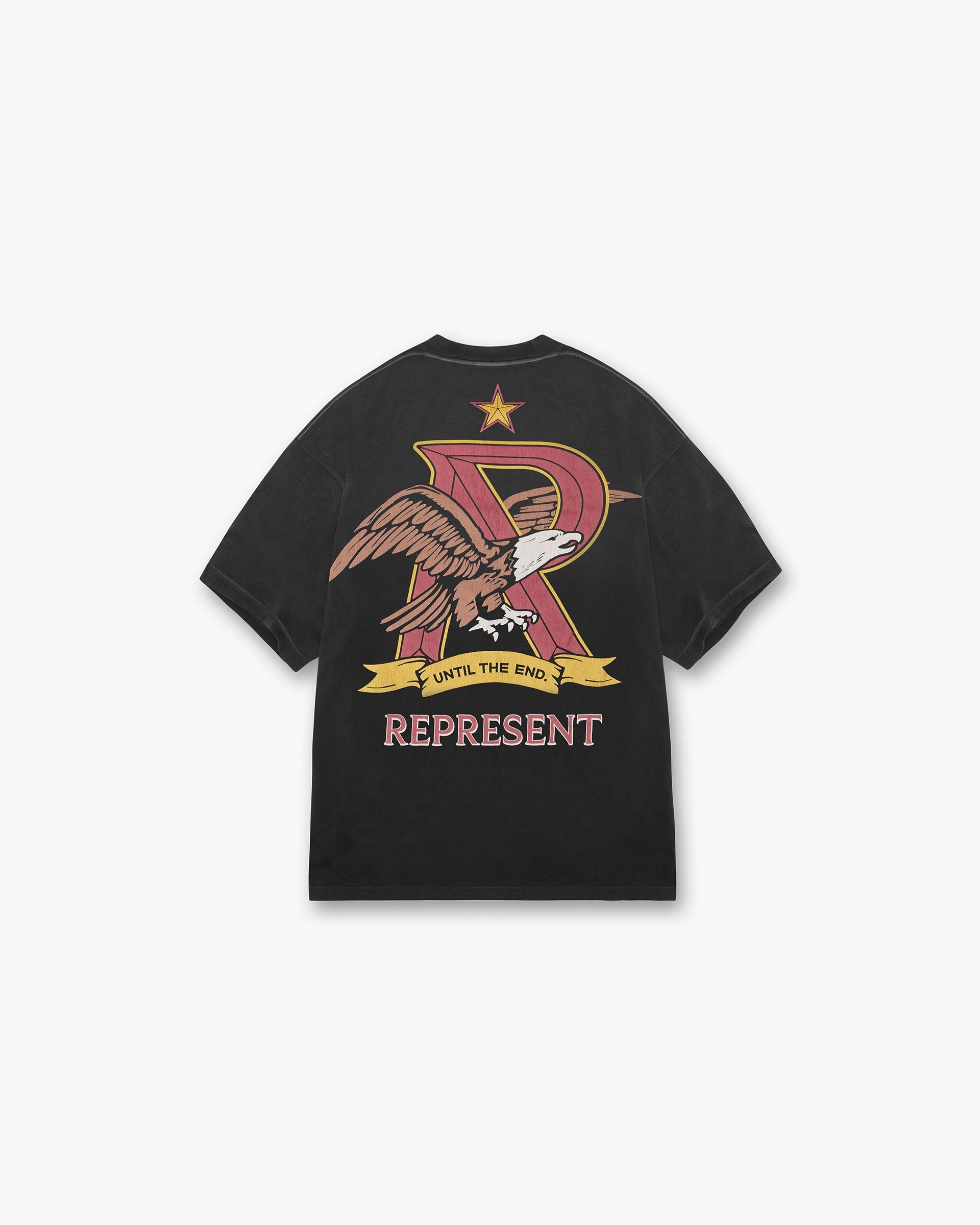 Represent X End Eagles T-Shirt - Stained Black