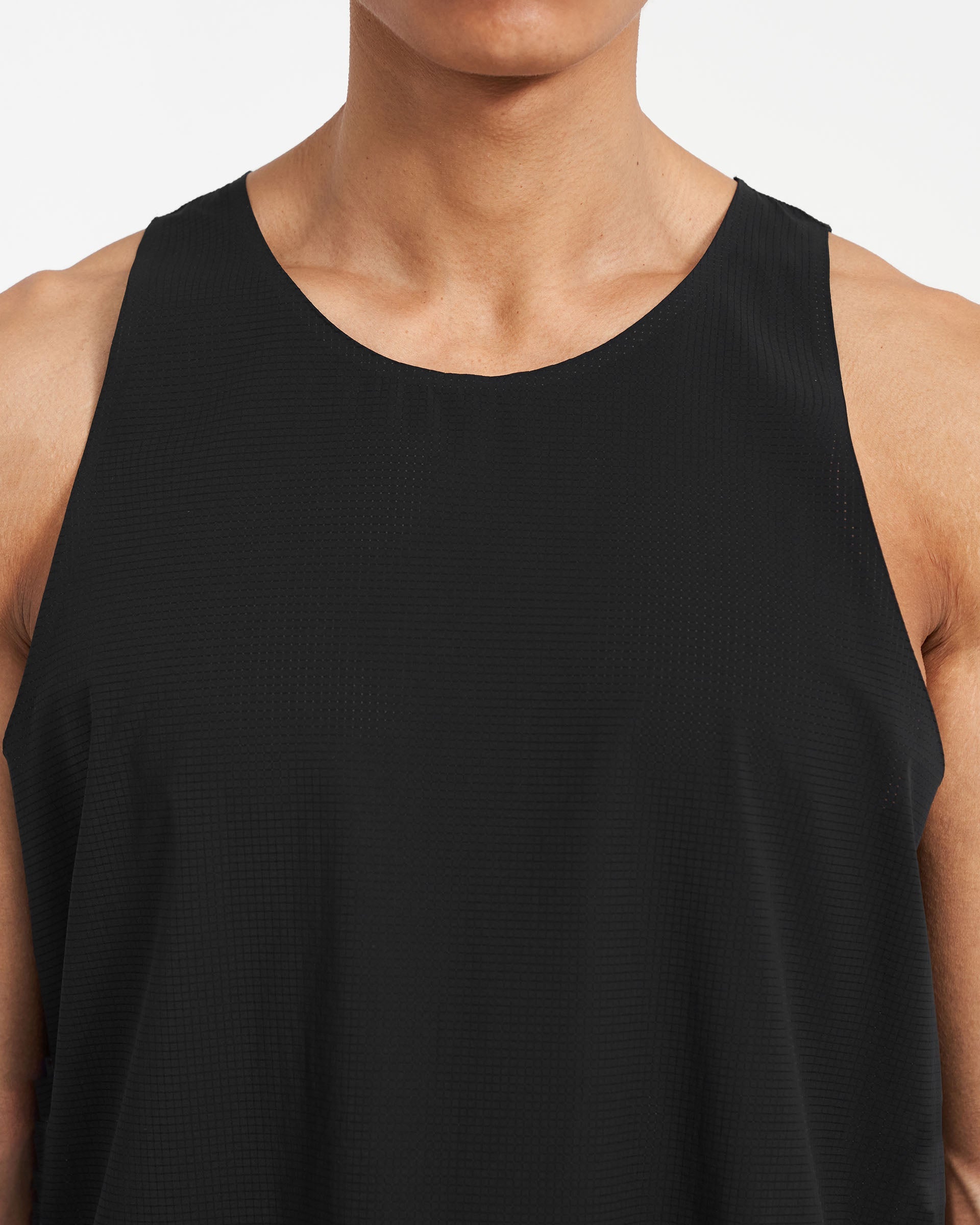 247 Singlet - Jet Black