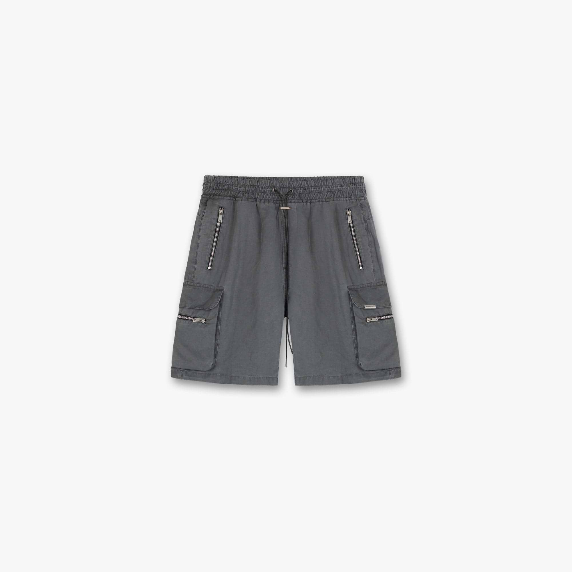 Military Shorts | Washed Black Shorts SS21 | Represent Clo