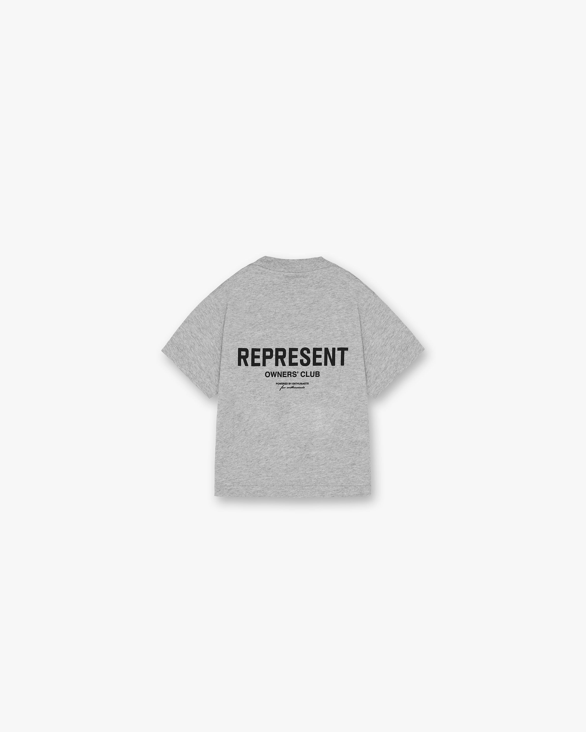 Represent Mini Owners Club T-Shirt | Ash Grey T-Shirts Owners Club | Represent Clo