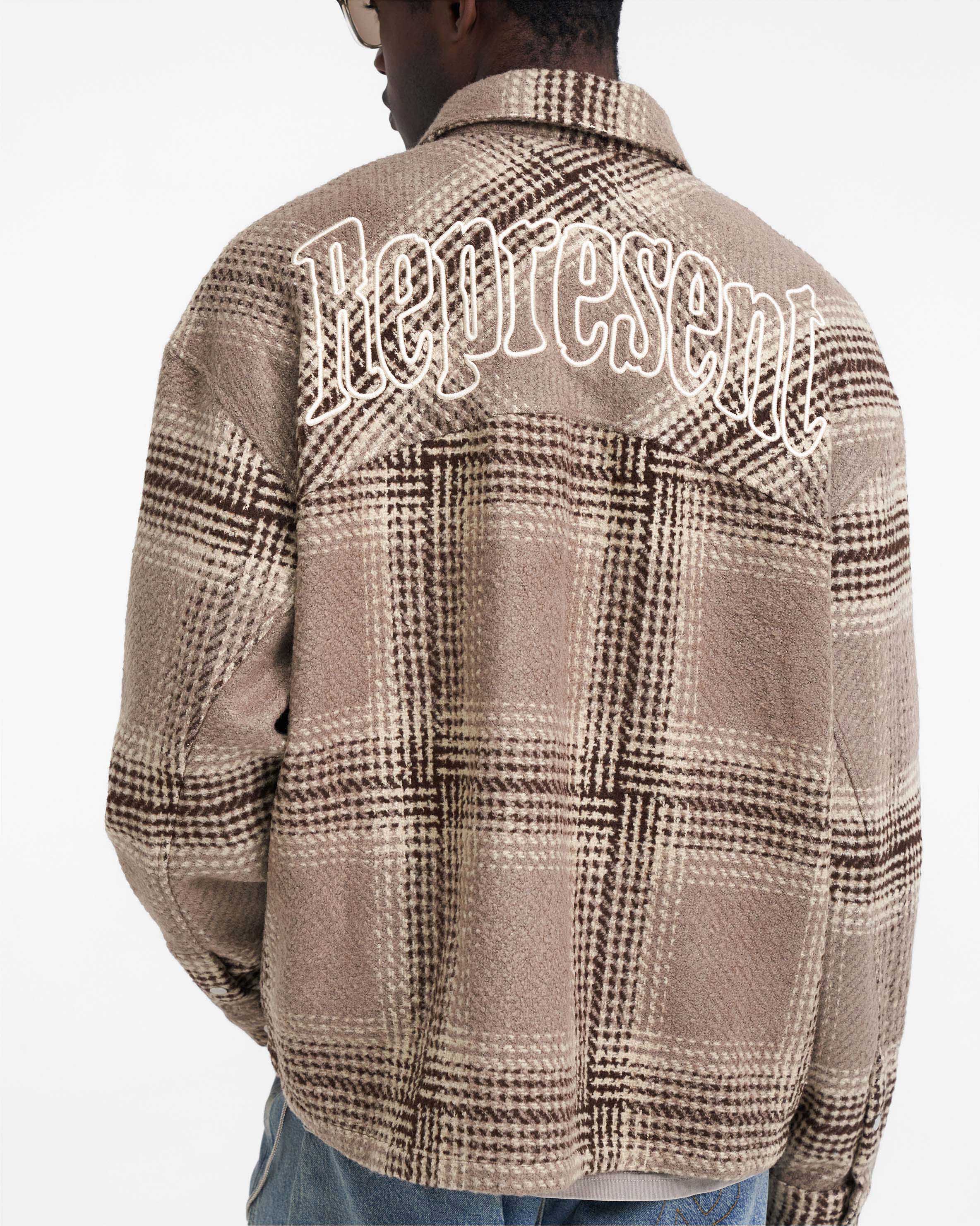 Represent Flannel Shirt - Brown Check