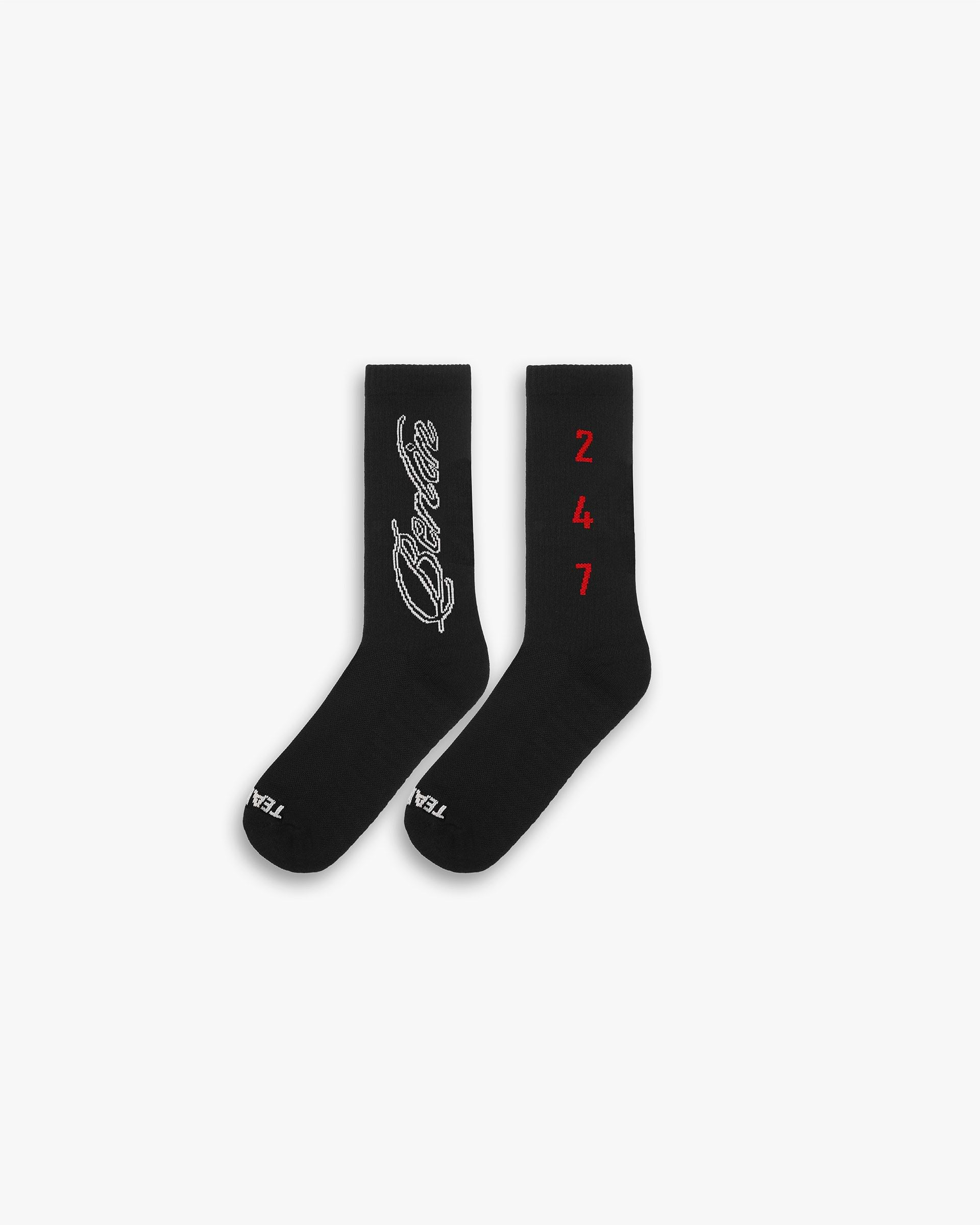 247 Berlin Socks - Jet Black