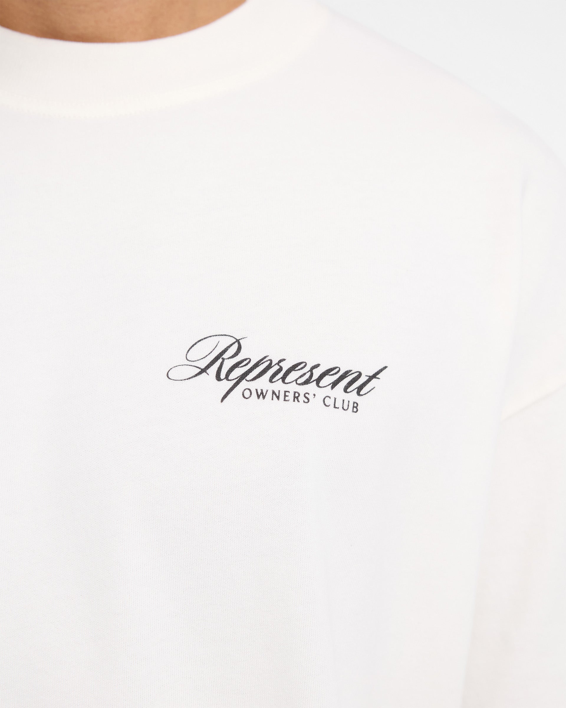 Represent X Harrods Bear Owners Club T-Shirt - Flat White