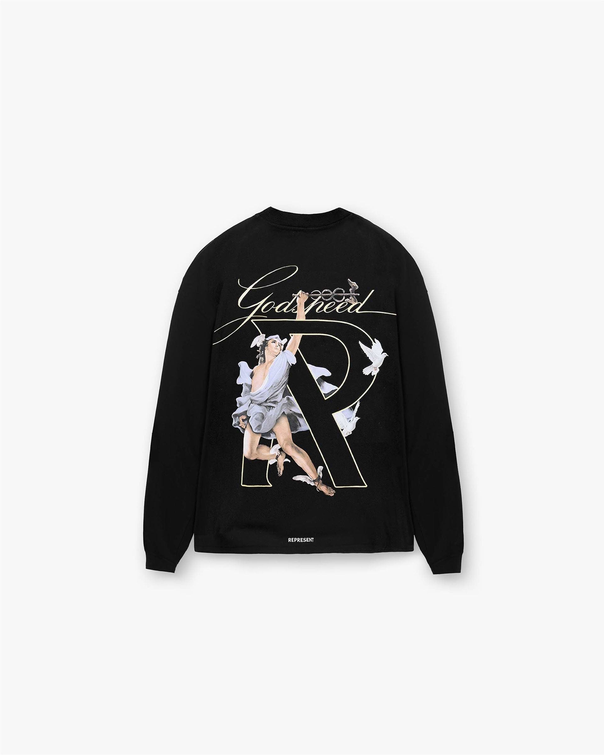 Hermes T-Shirt - Jet Black | REPRESENT Hermes T-Shirt - Jet Black | REPRESENT