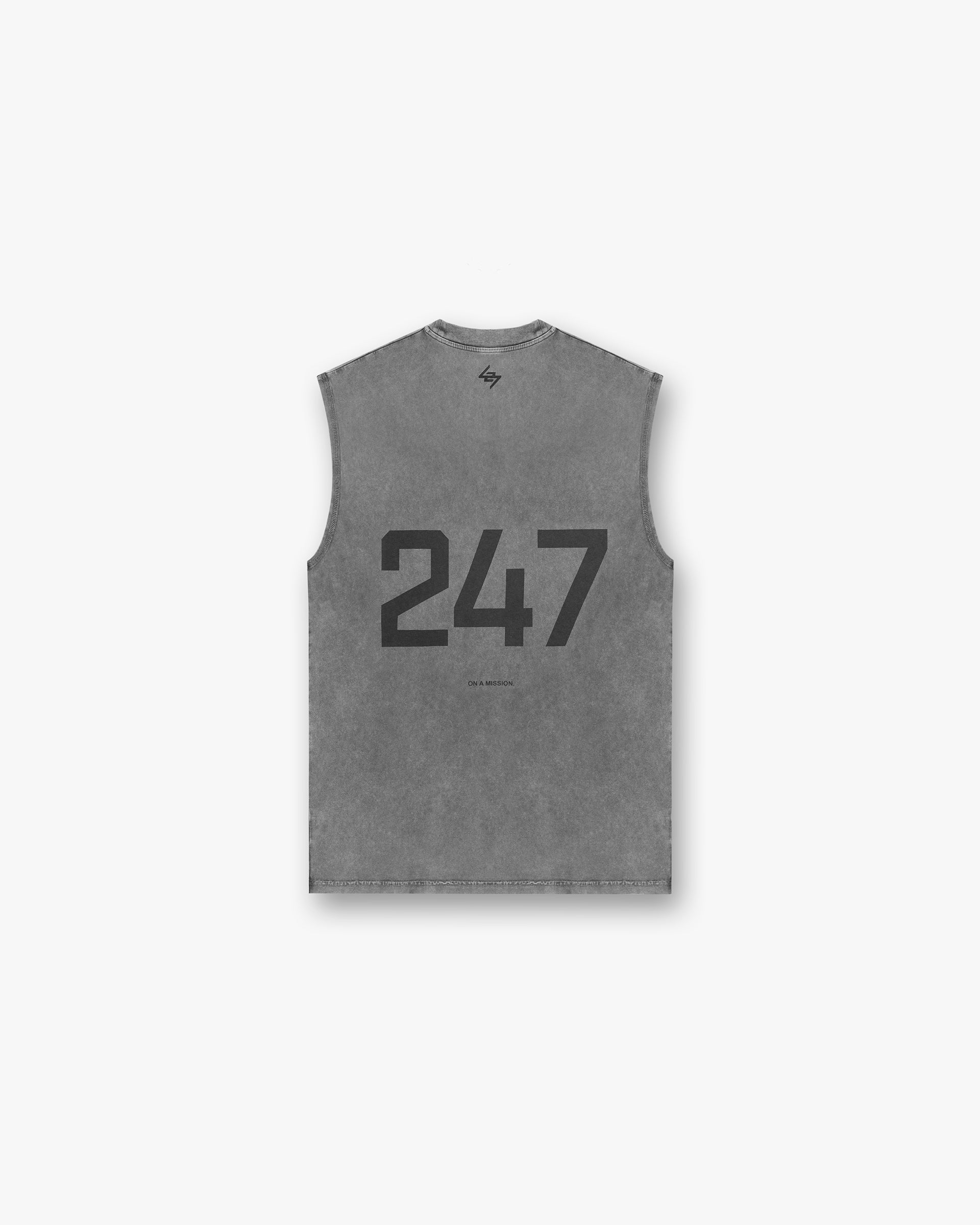 高い品質 X 247 Team End REPRESENT | Grey Washed - Tank Oversized トップス