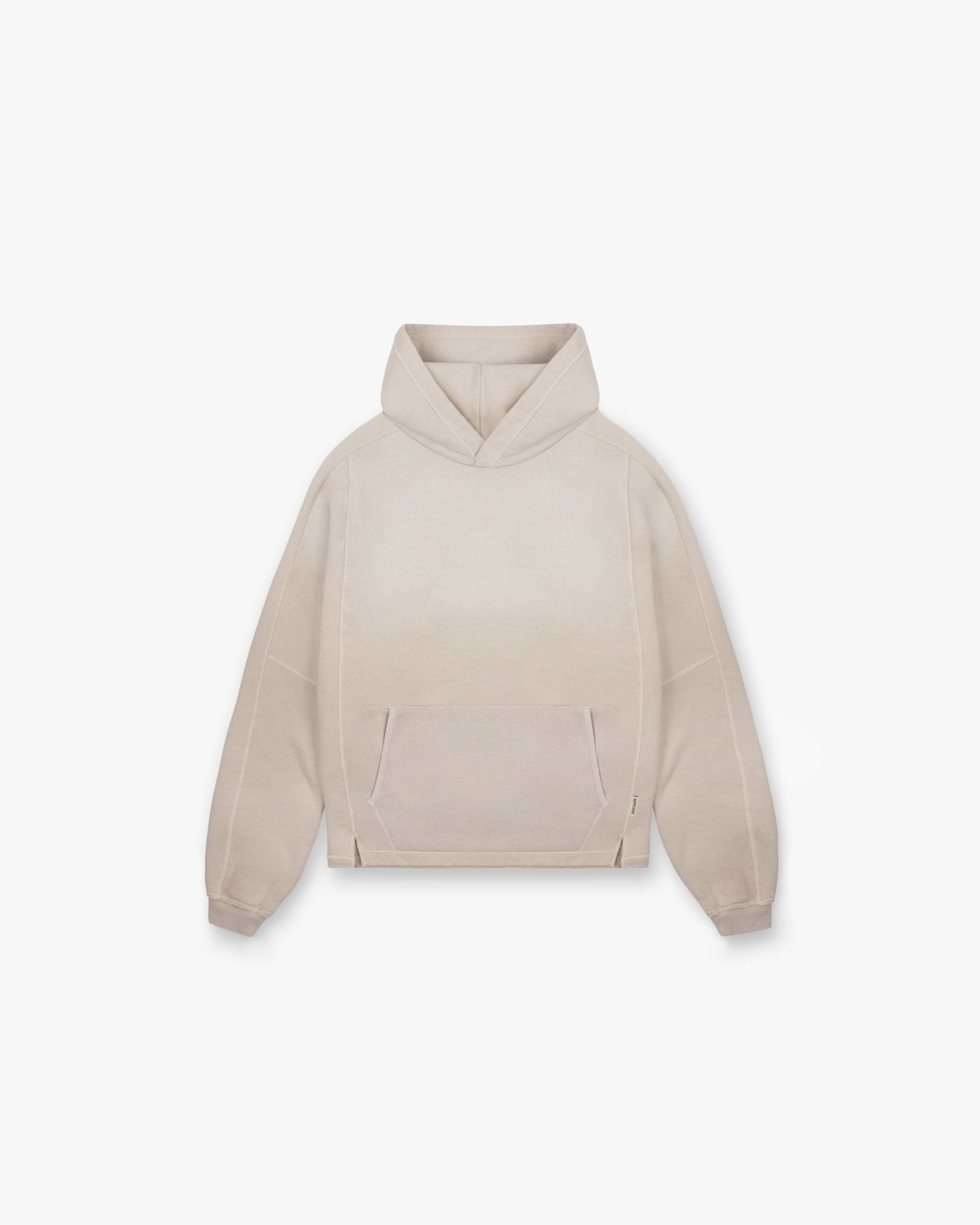 Stepped Hem Hoodie - Oat