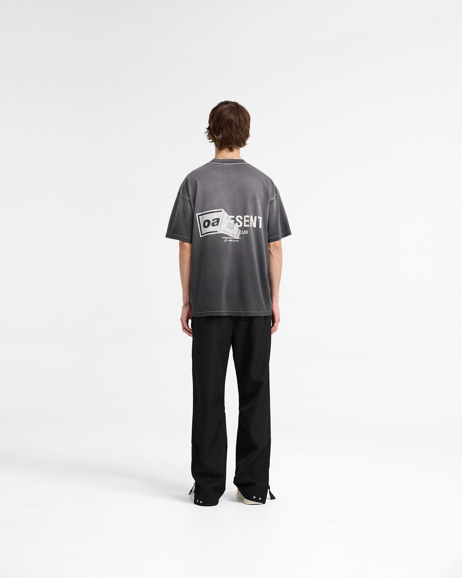 Represent X Oasis Owners Club T-Shirt | Stained Black | REPRESENT