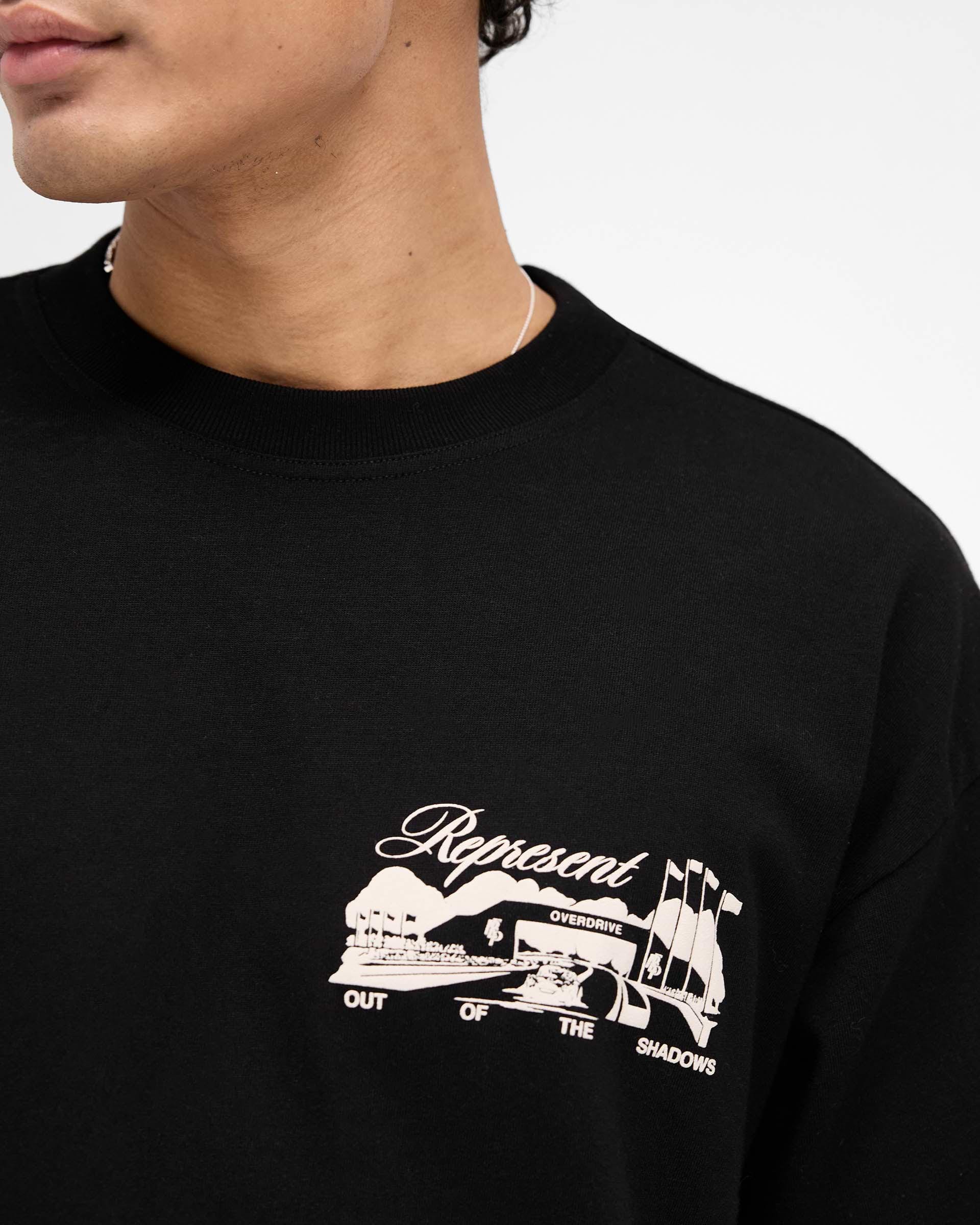 Raceway T-Shirt - Jet Black | REPRESENT