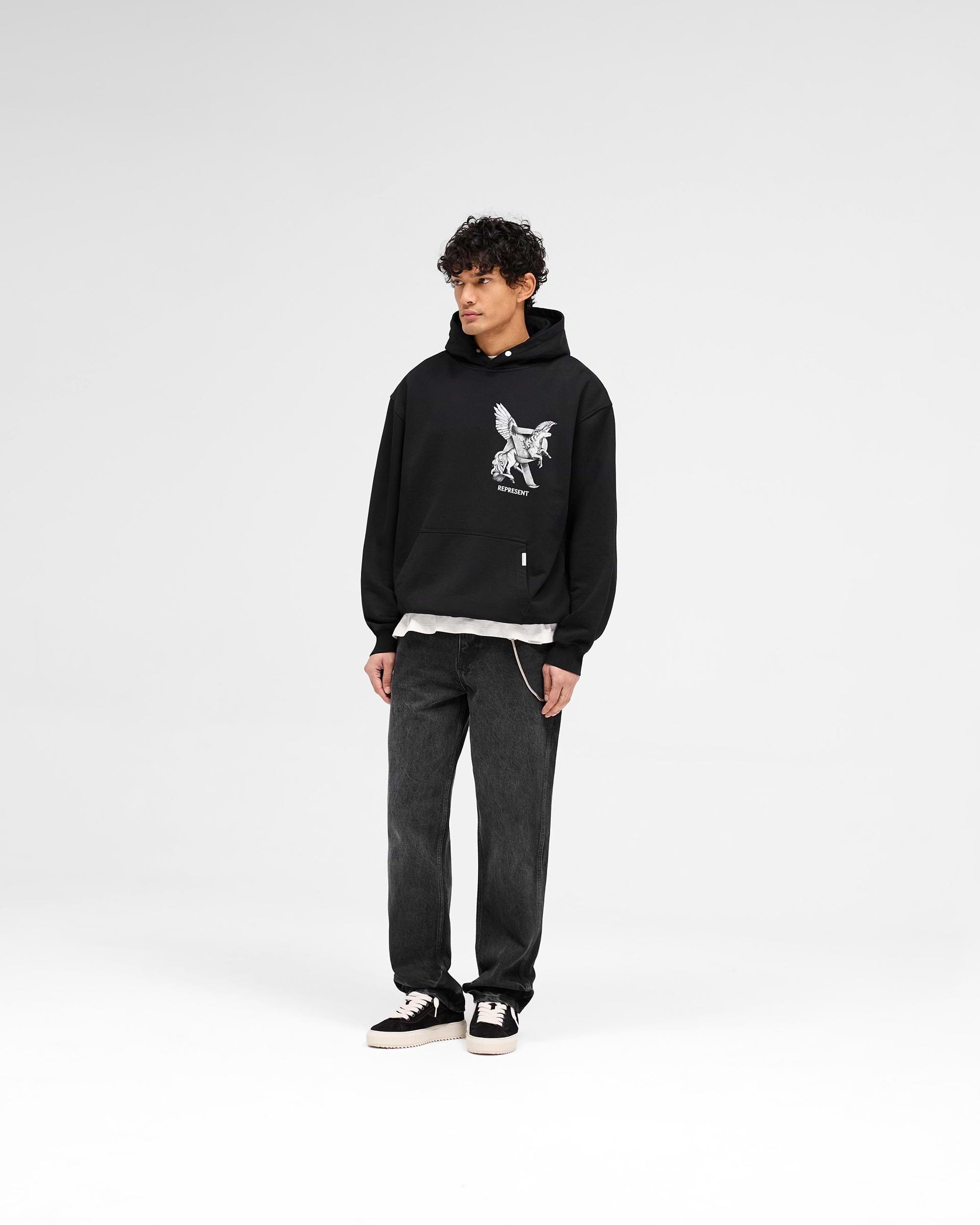 パーカー・フーディ REPRESENT ELEGANCE IN MOTION HOODIE IN COTTON JERSEY REPRESENT Elegance in Motion Hoodie at Gravity NYC
