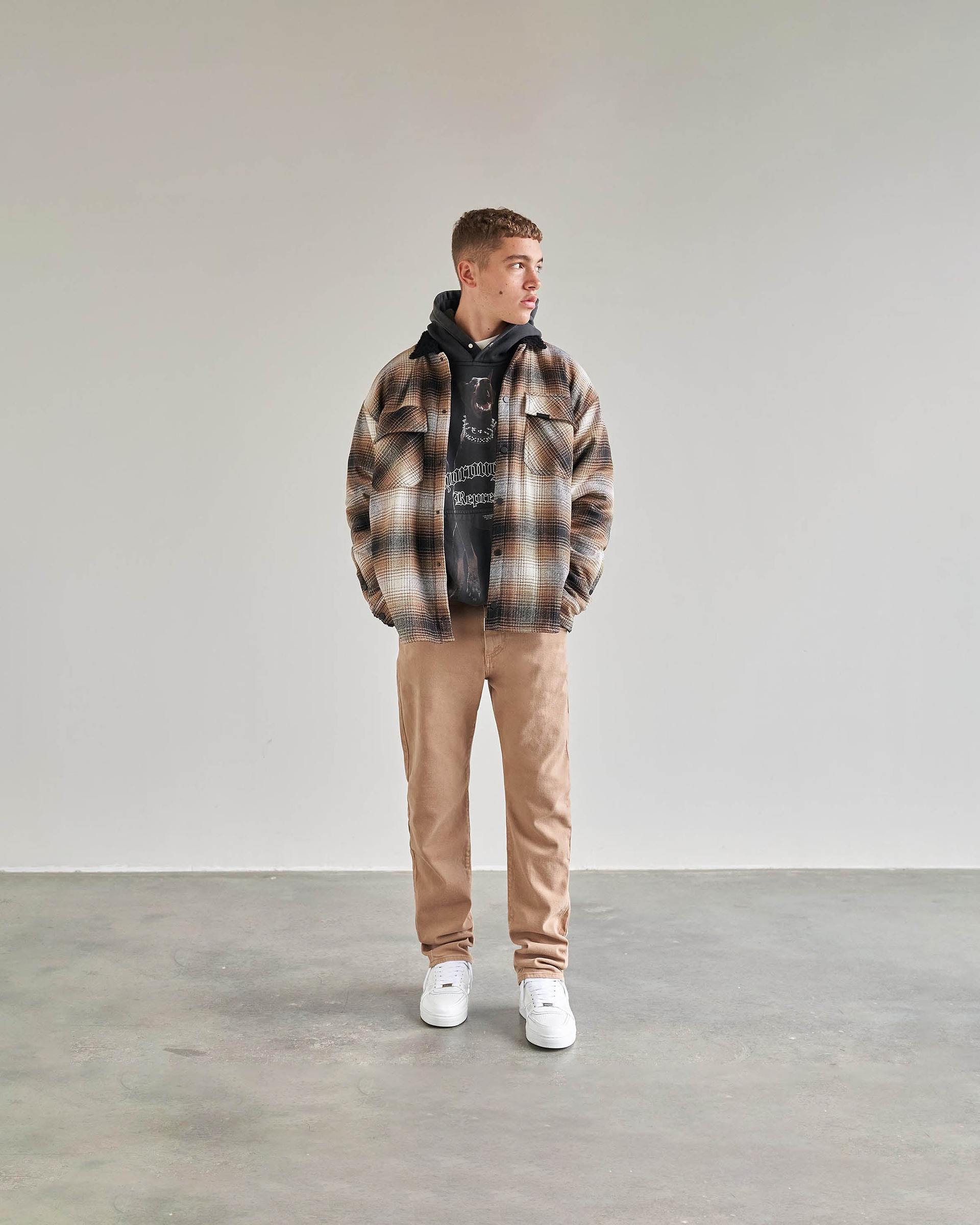 Sherpa Shirt - Brown