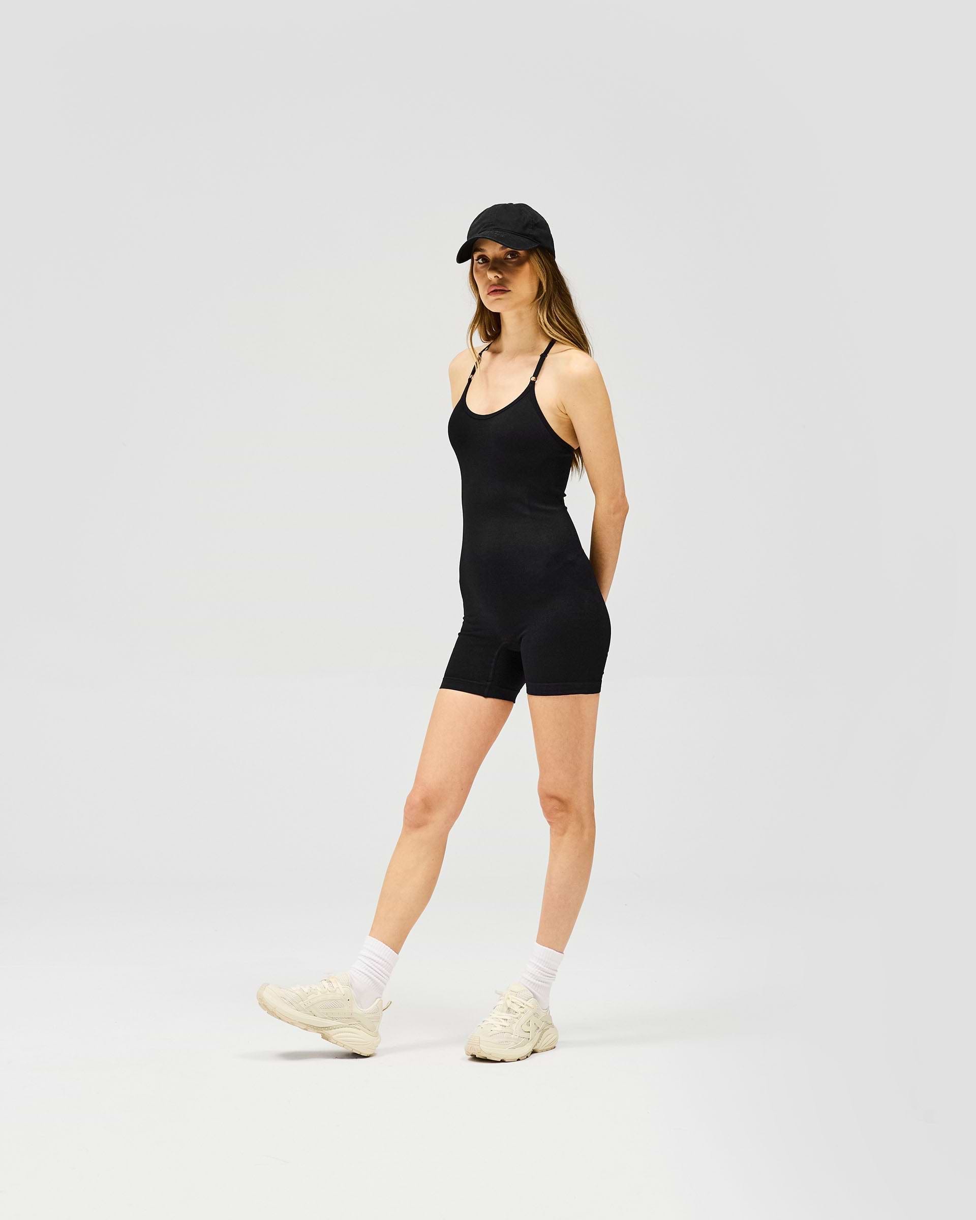 Owners Club Seamless Jumpsuit - Jet Black