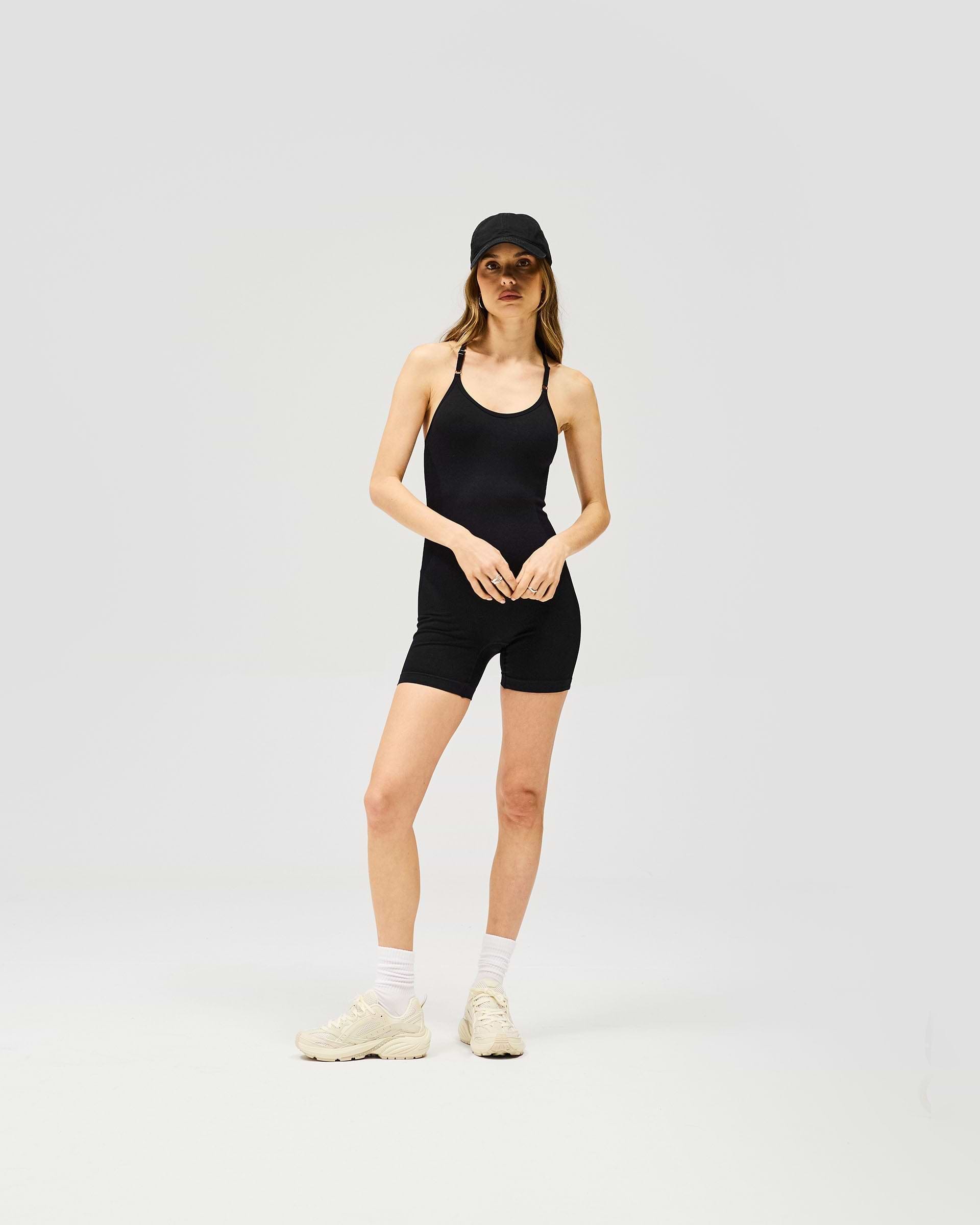 Owners Club Seamless Jumpsuit - Jet Black