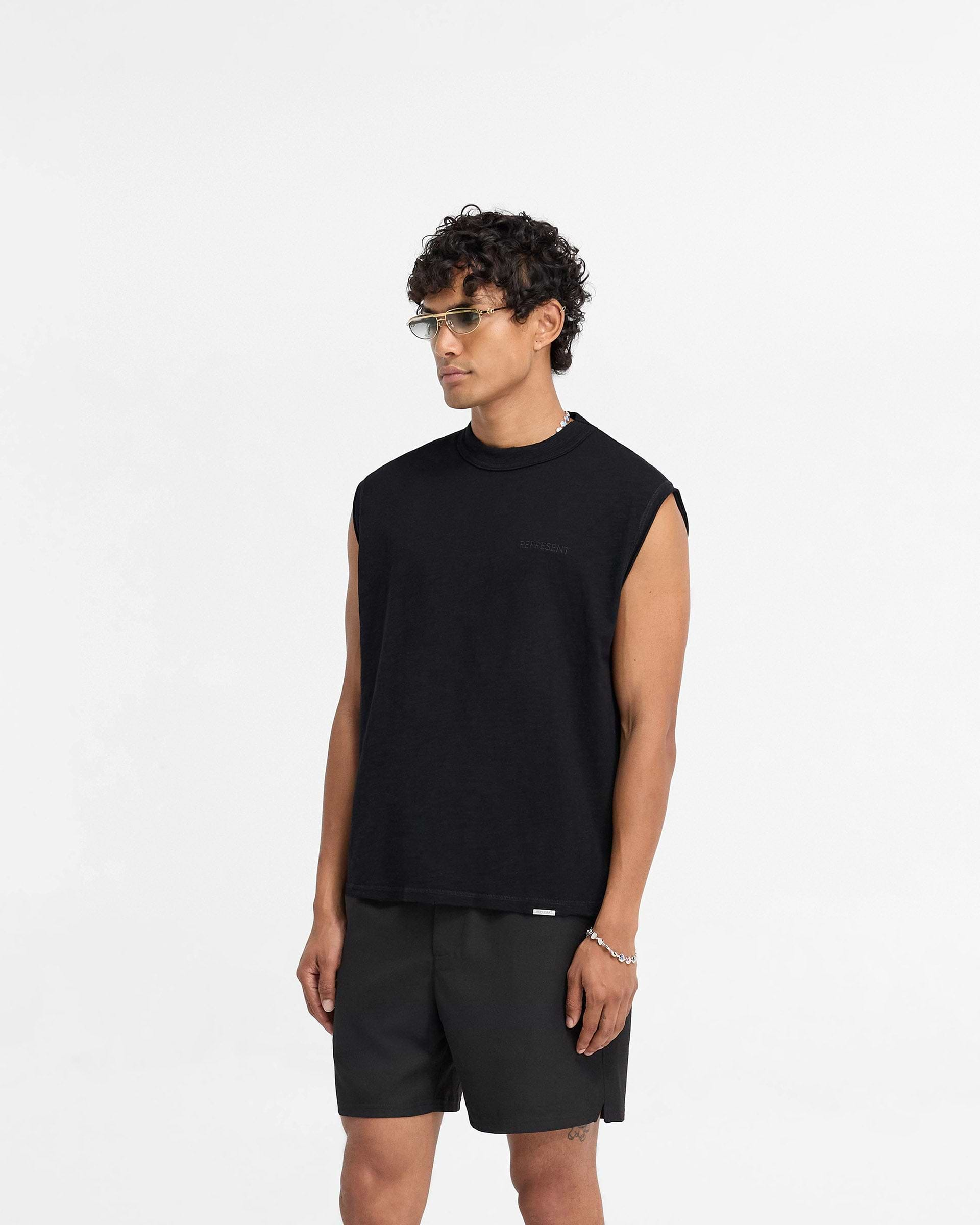 Slub Tank - Jet Black