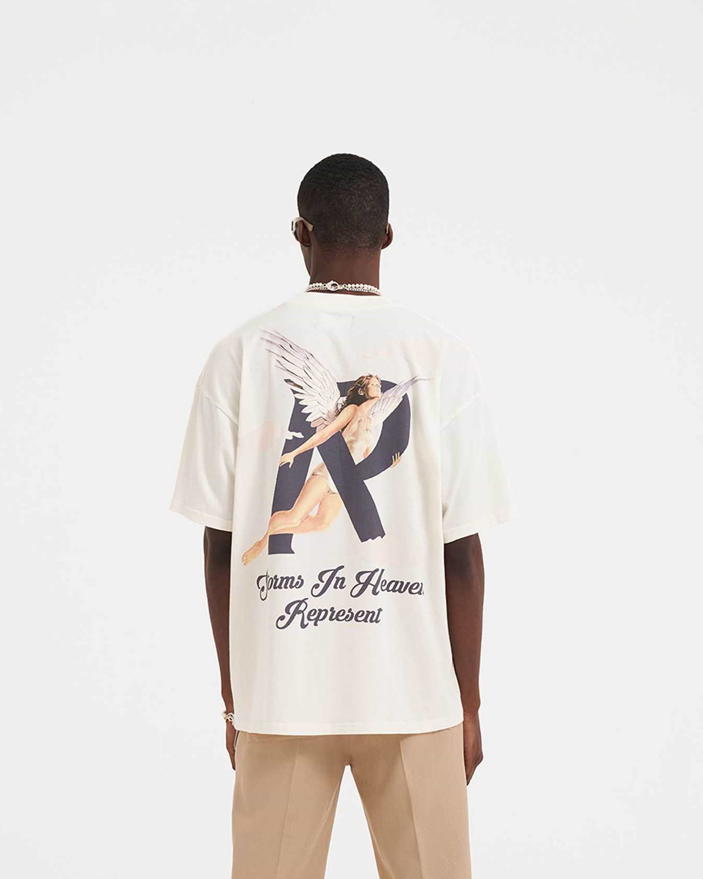Storms In Heaven T-Shirt | Flat White | REPRESENT