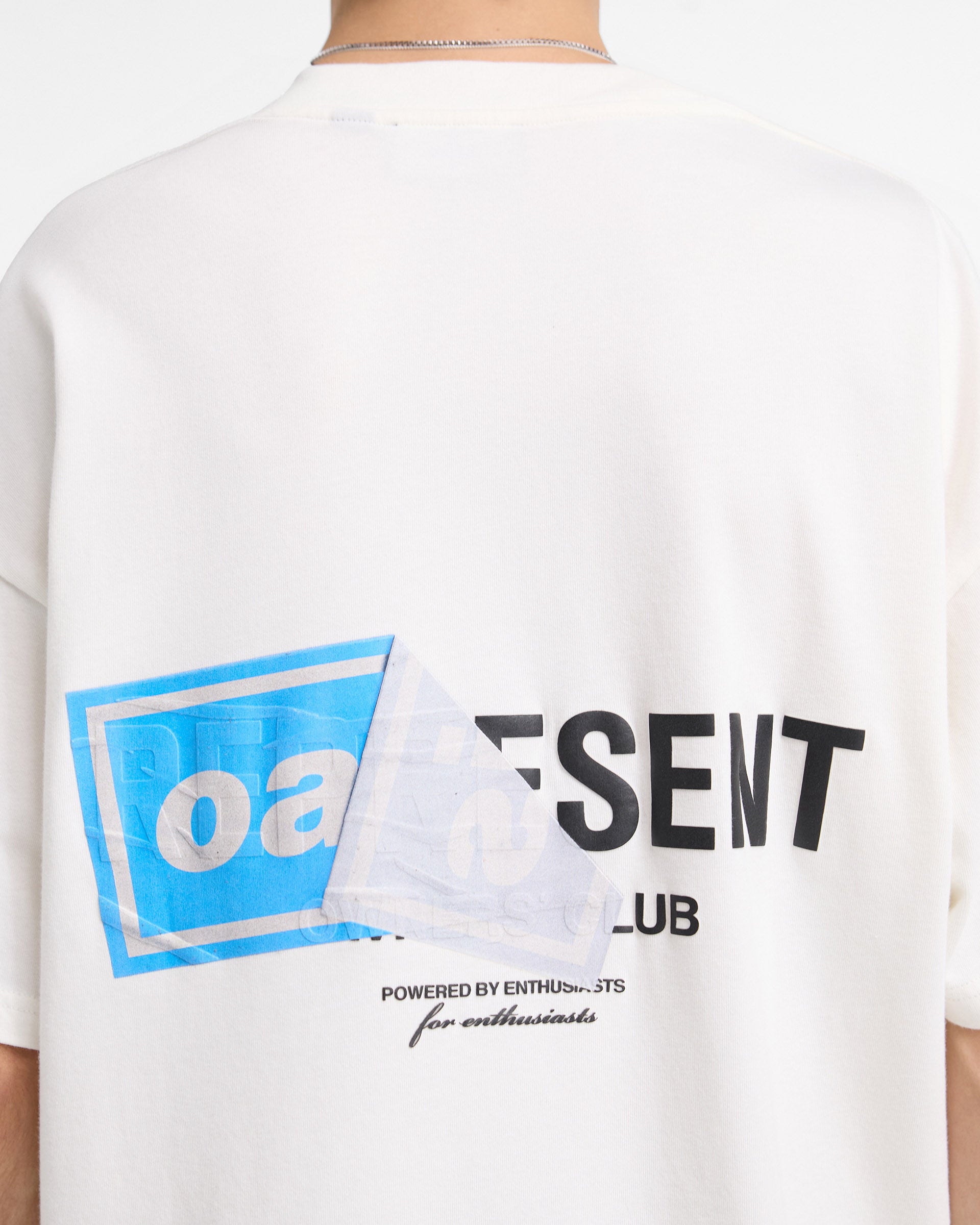 Represent X Oasis Owners Club T-Shirt | Flat White | REPRESENT