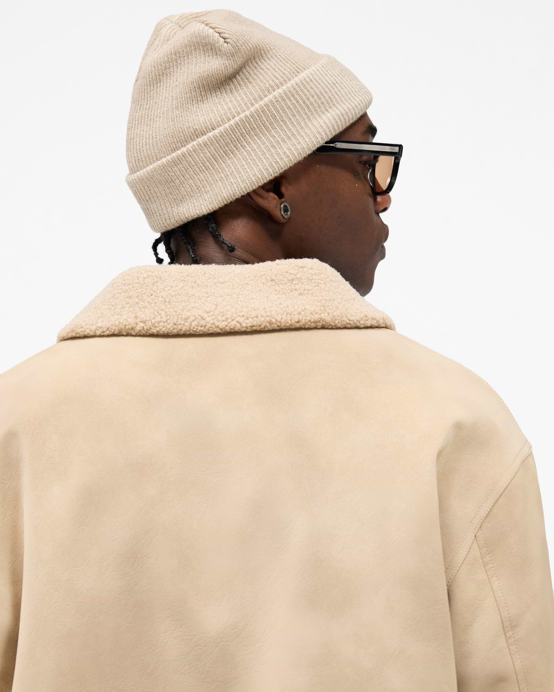 Cafe Shearling Jacket | Coats & Jackets | REPRESENT