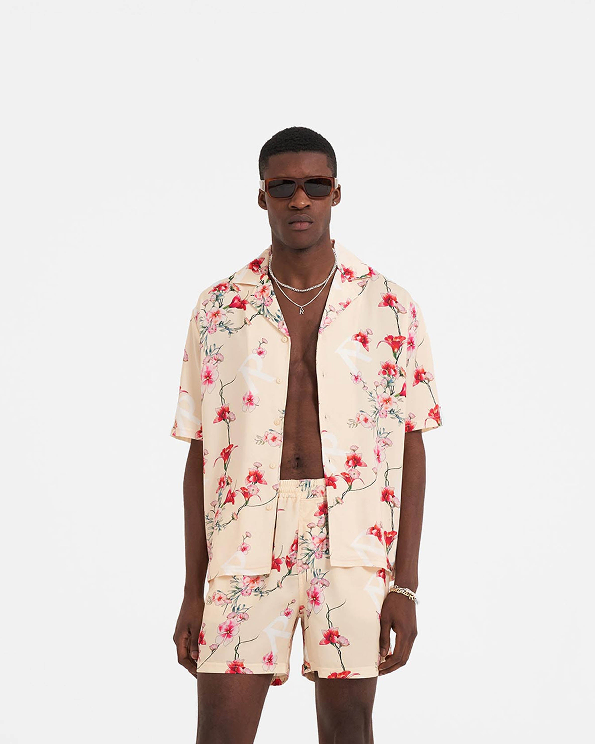 Floral Shirt | Cream Shirts SS23 | Represent Clo
