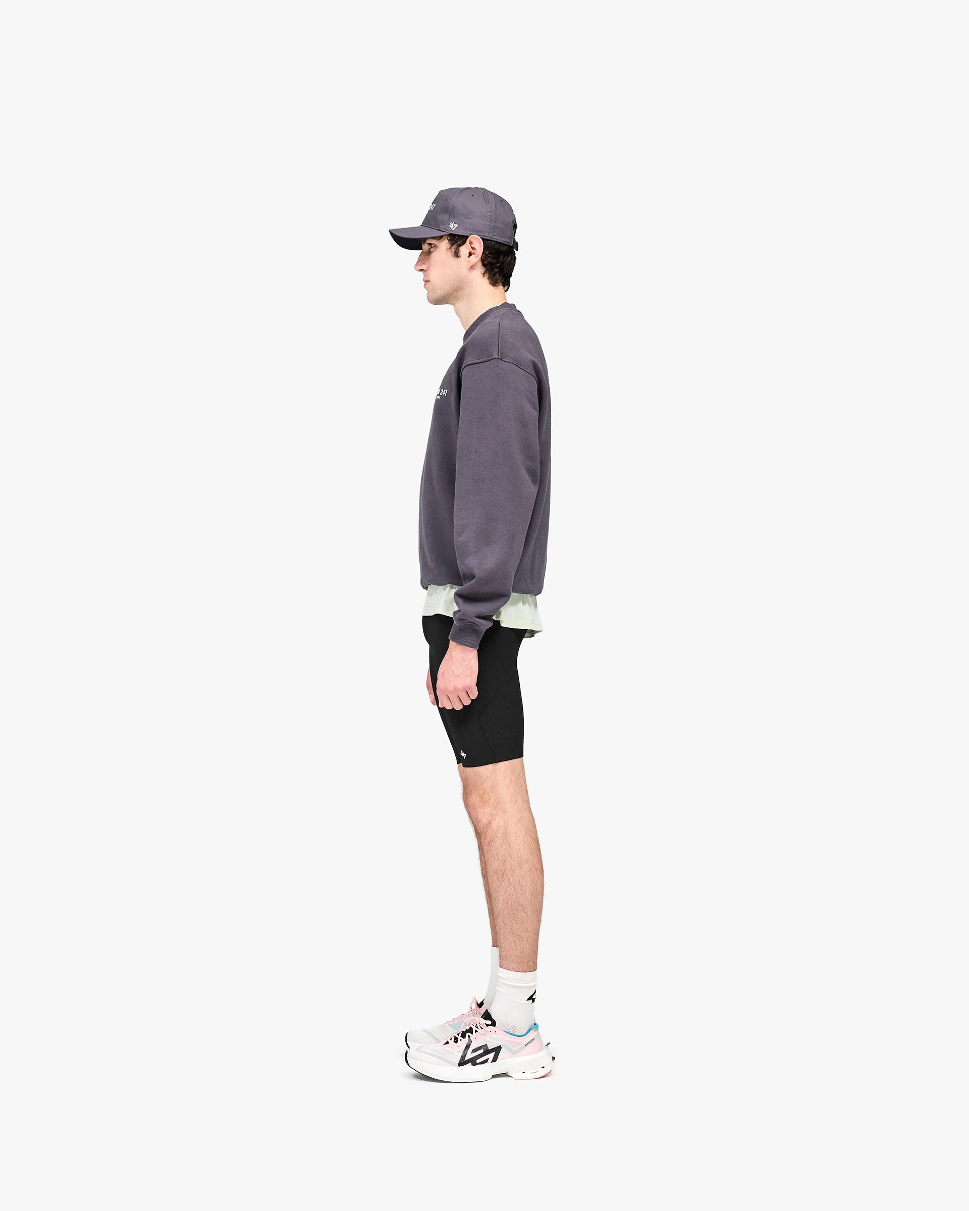 247 Team Oversized Sweater - Graphene