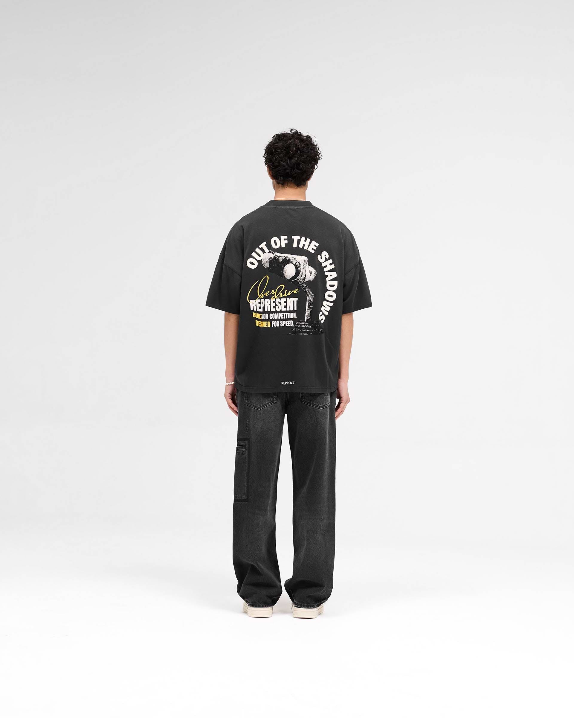 Stained Black Shadows T-Shirt | Graphic T shirts | REPRESENT