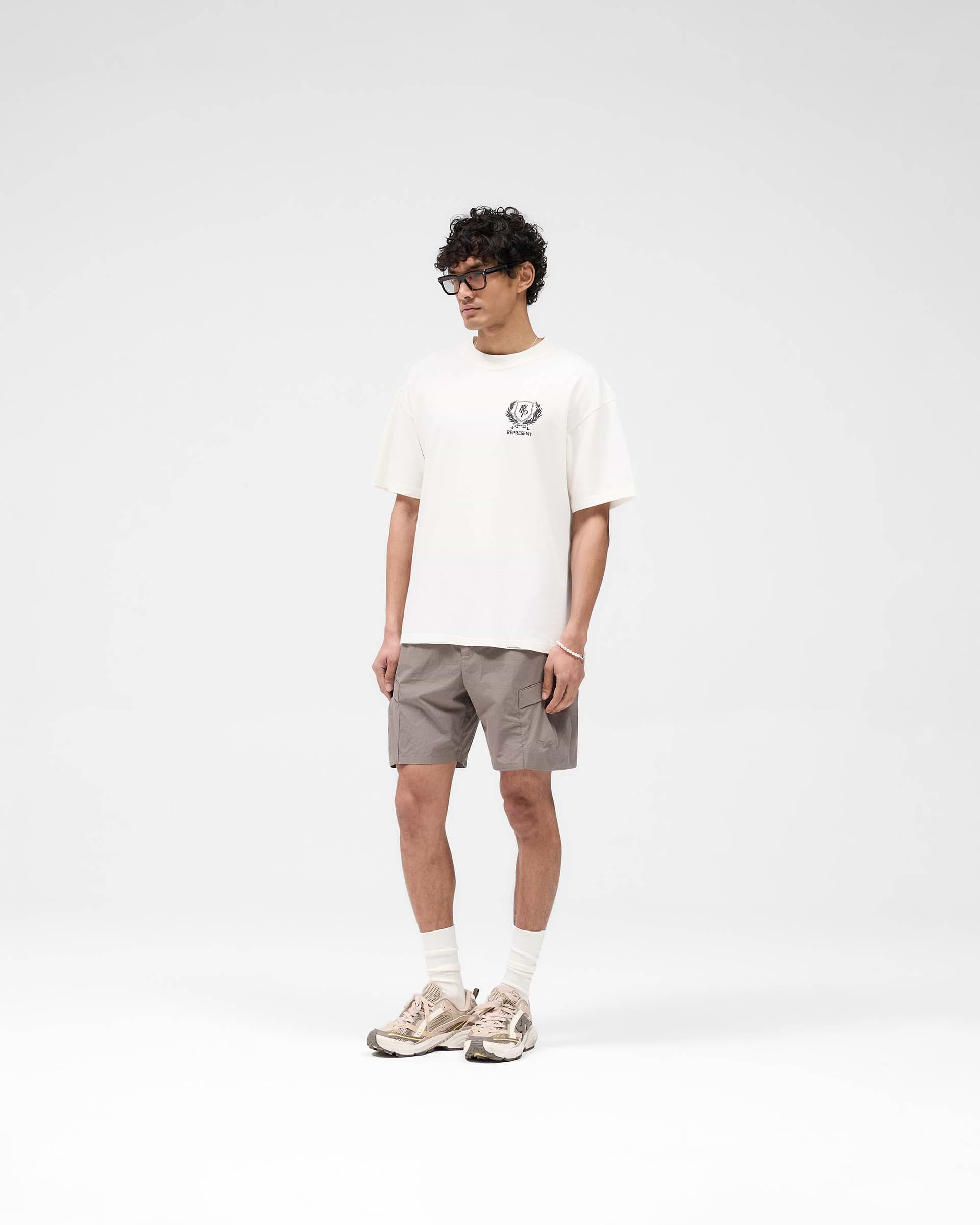 Mid Grey Tech Cargo Short Utility | Mens Shorts | REPRESENT