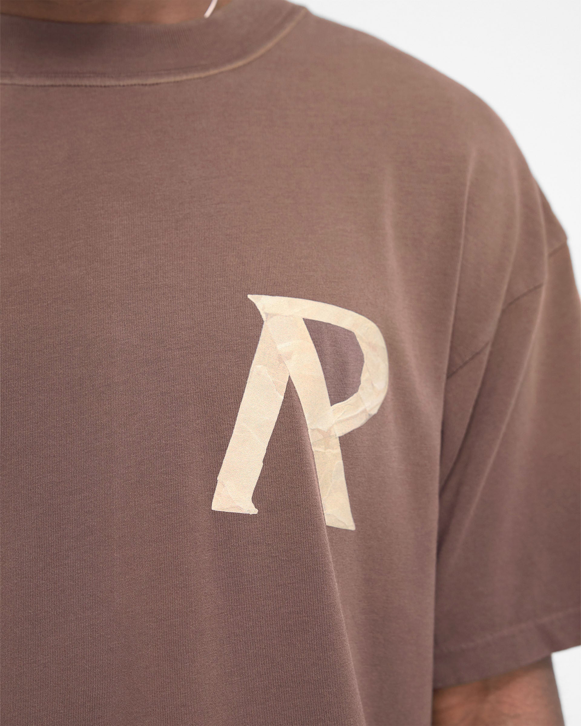 【REPRESENT】★Masking Tape Initial T-Shirt★ Metal Initial R T-Shirt | Jet Black | REPRESENT