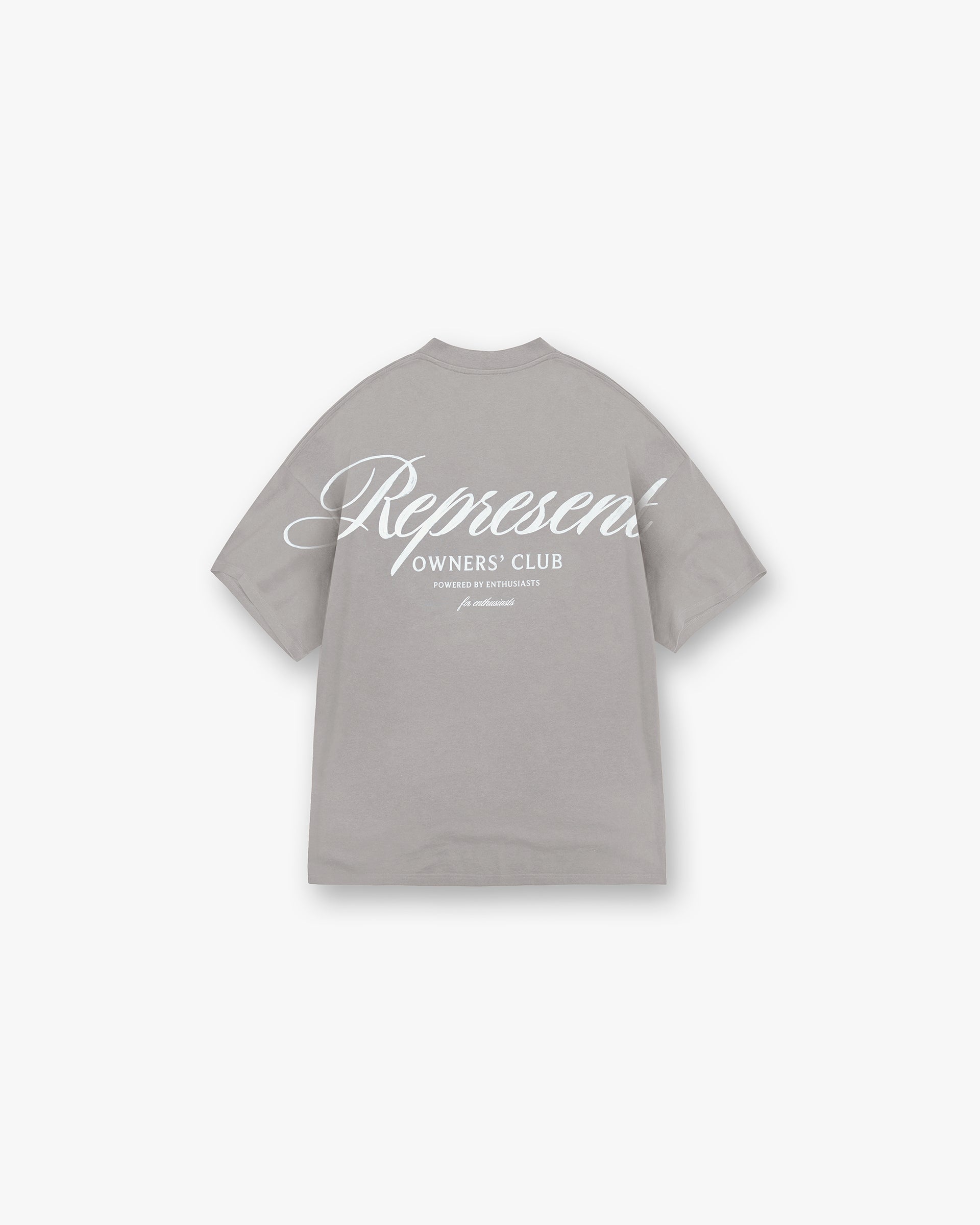 Represent Owners Club Script T-Shirt - Slate