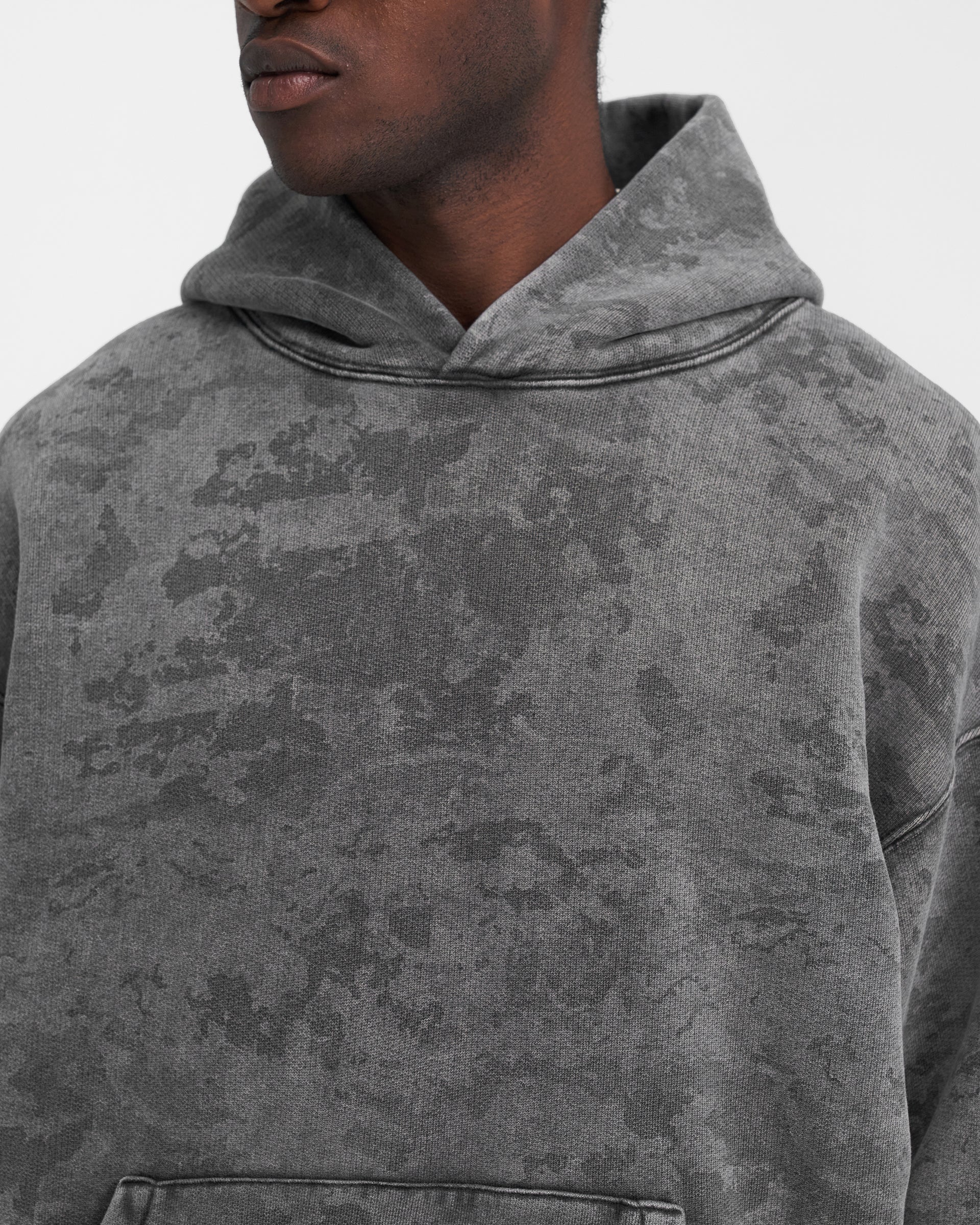 Heavyweight Initial Hoodie - Fade Out Camo