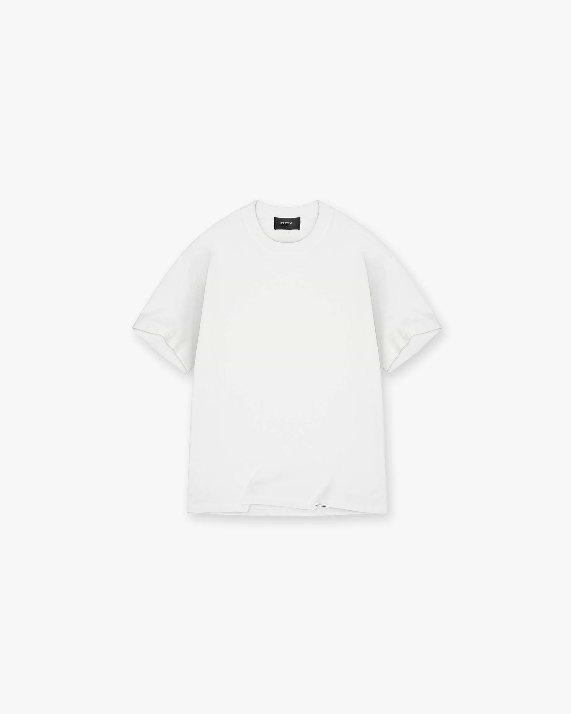 Heavyweight Initial T-Shirt - Flat White